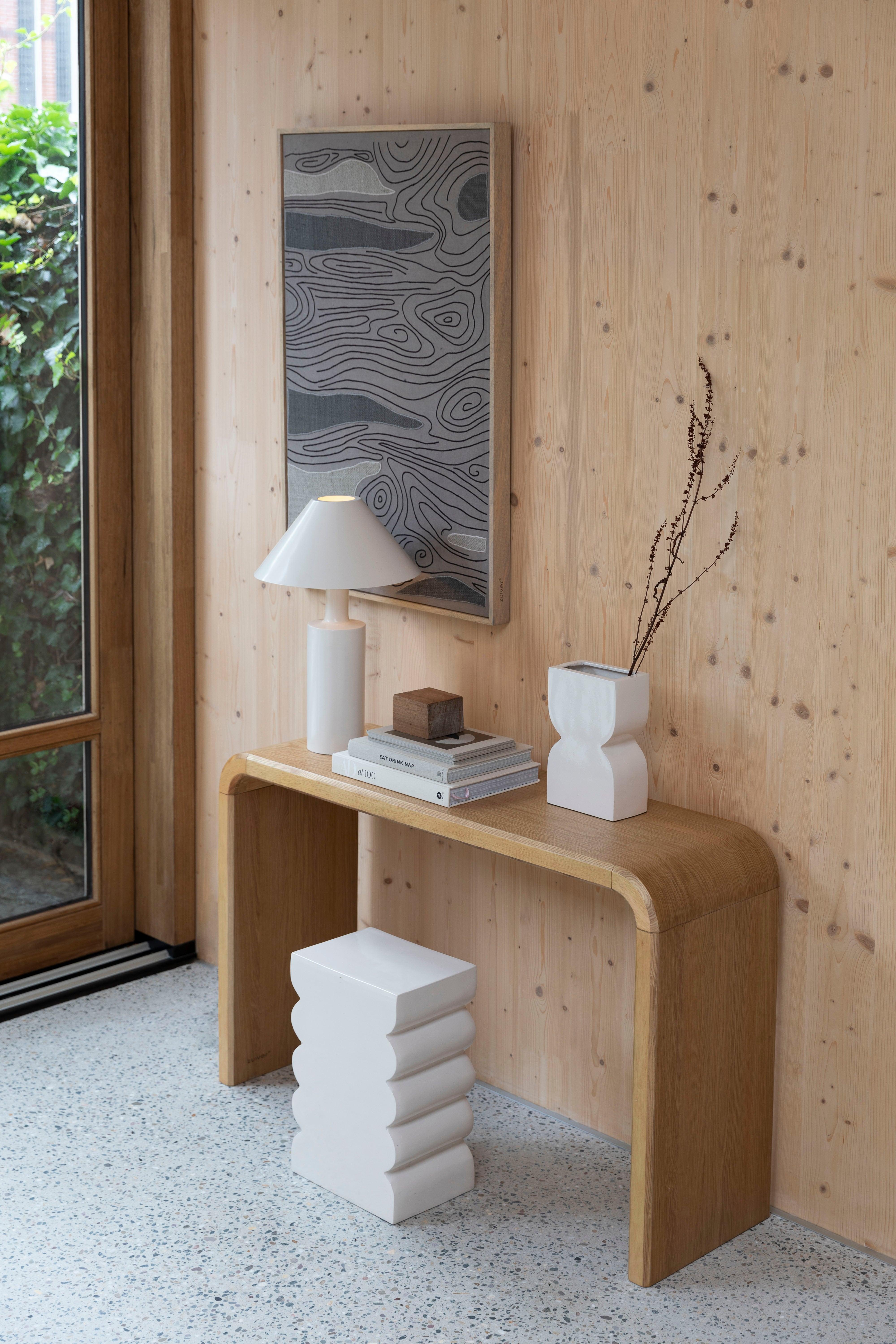 Stolik CURVES błyszczący beżowy Zuiver Eye on Design