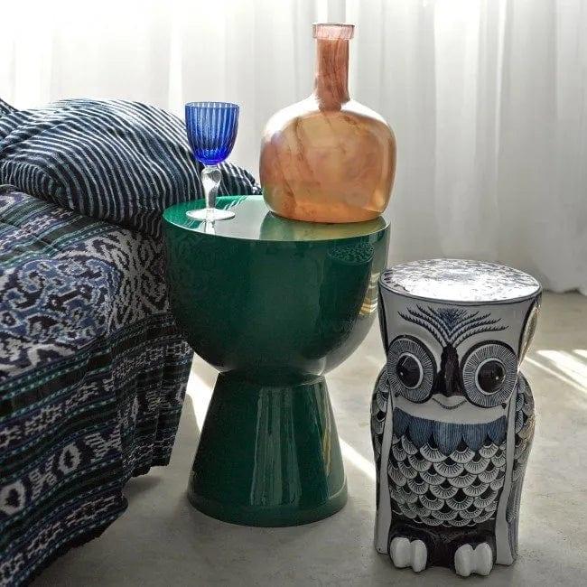 Stolik FLOWER OWL niebieski Pols Potten Eye on Design