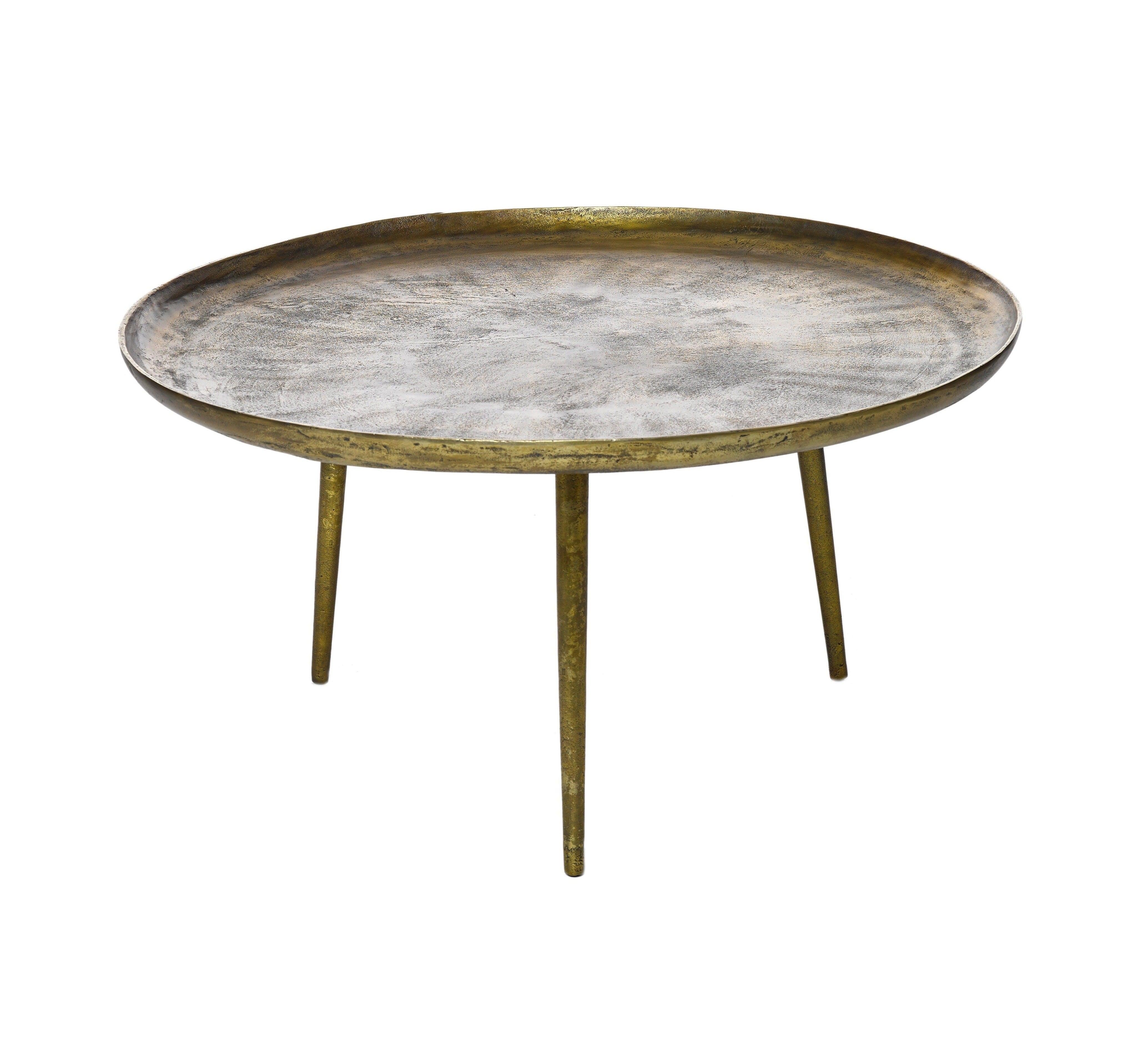 Stolik kawowy ANTIQUE mosiężny Pols Potten Eye on Design