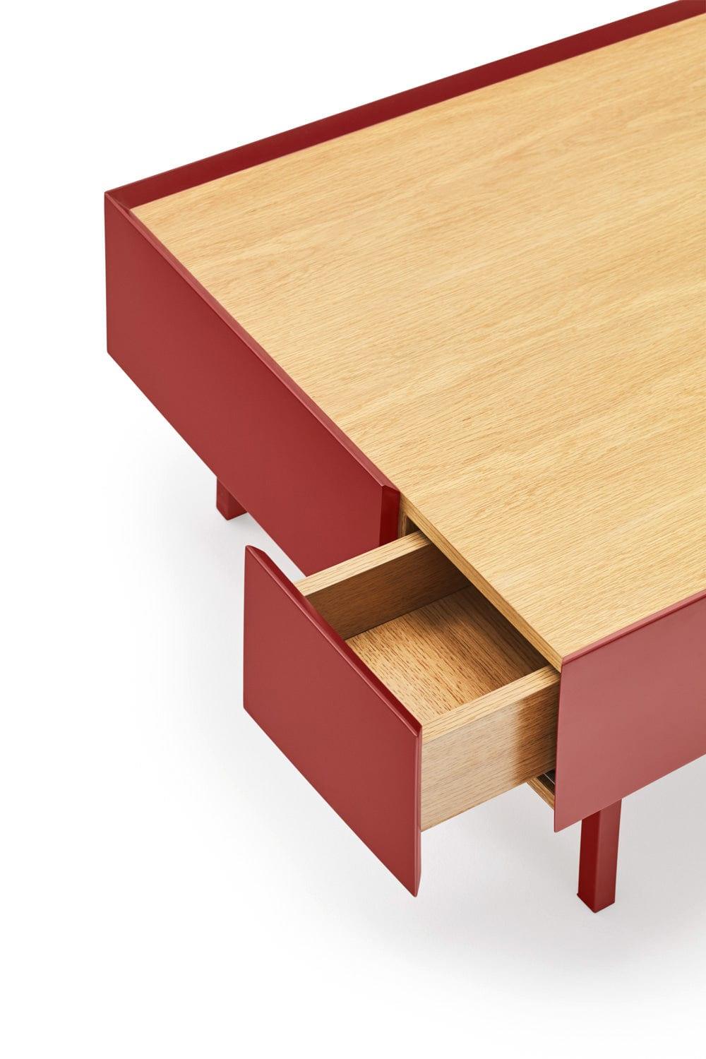 Stolik kawowy ARISTA czerwony Teulat Eye on Design