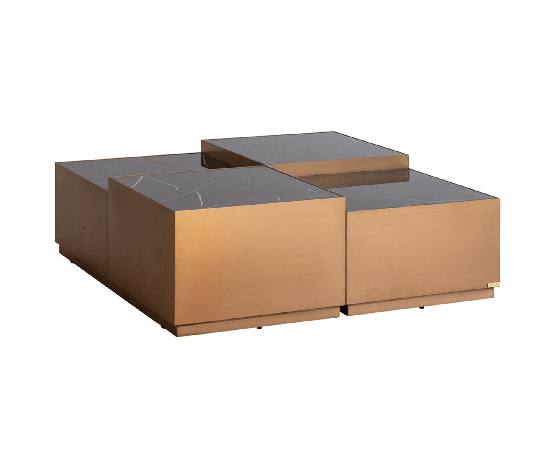 Stolik kawowy AZURE złoty Richmond Interiors Eye on Design