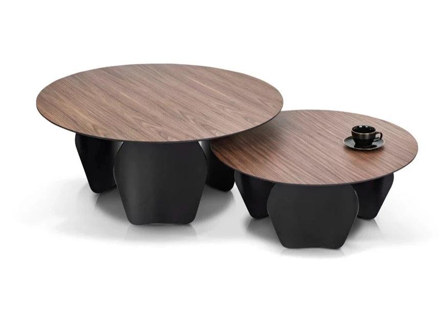 Stolik kawowy CONVIRIO WOOD fornir orzech amerykański Rosanero Eye on Design