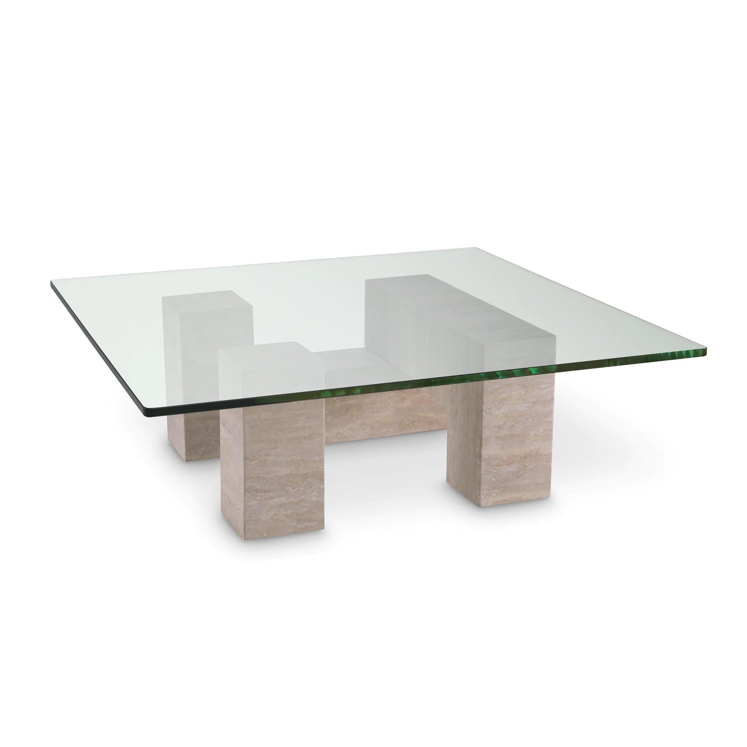 Stolik kawowy IKAL trawertyn Eichholtz Eye on Design