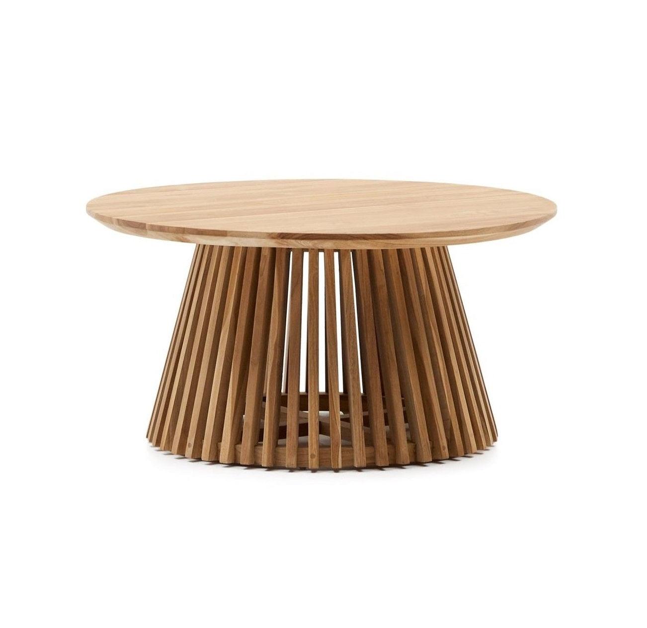 Stolik kawowy JEANETTE lite drewno tekowe La Forma Eye on Design