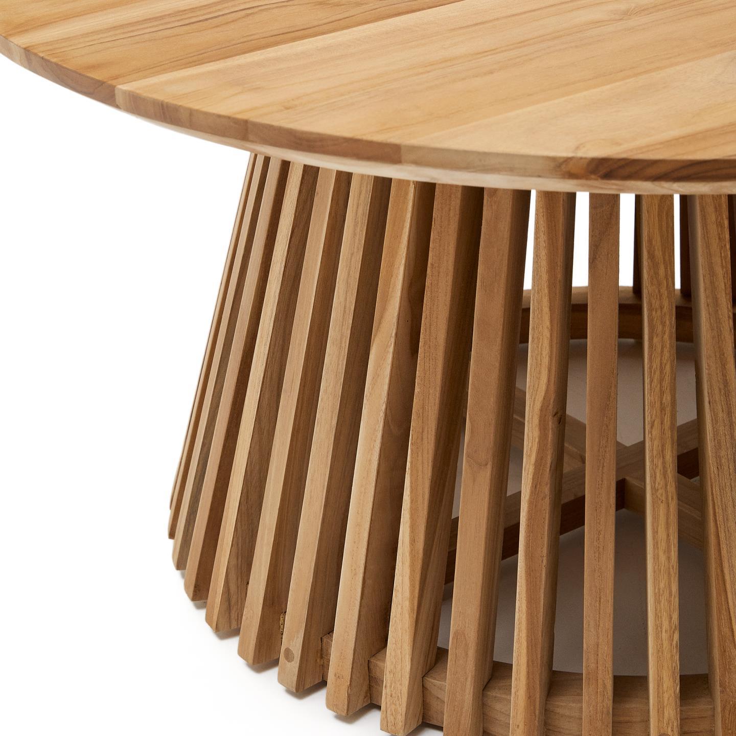 Stolik kawowy JEANETTE lite drewno tekowe La Forma Eye on Design