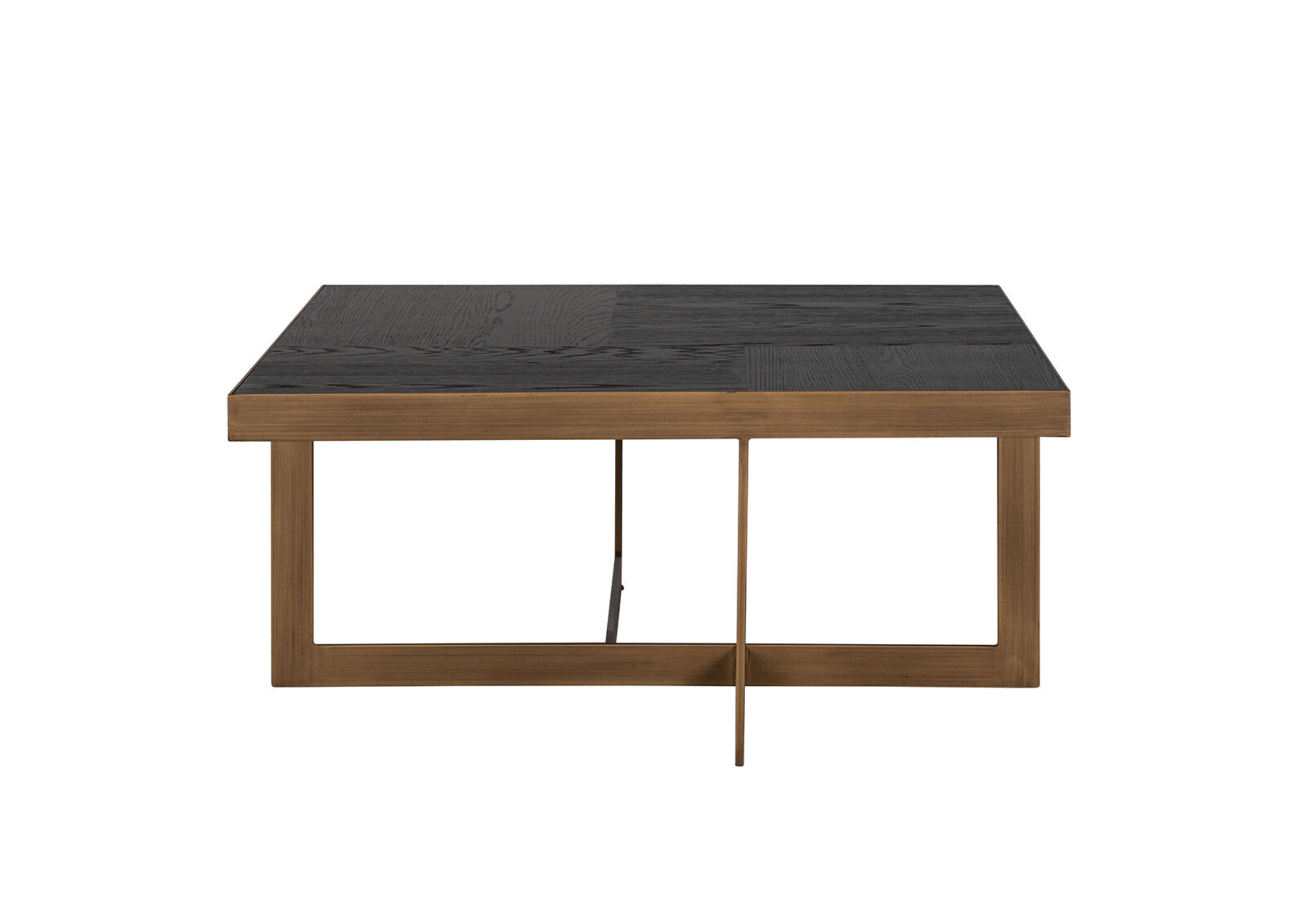 Stolik kawowy kwadratowy CAMBON mosiądz Richmond Interiors Eye on Design