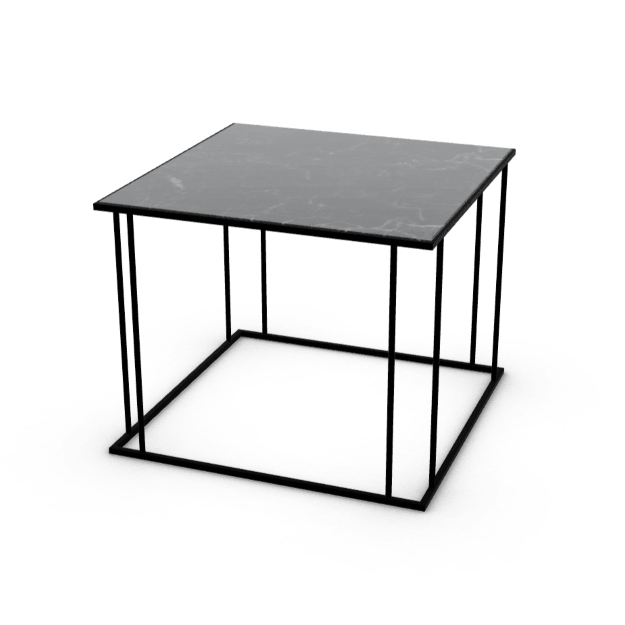 Stolik kawowy kwadratowy RENEE czarny marmur – Calligaris