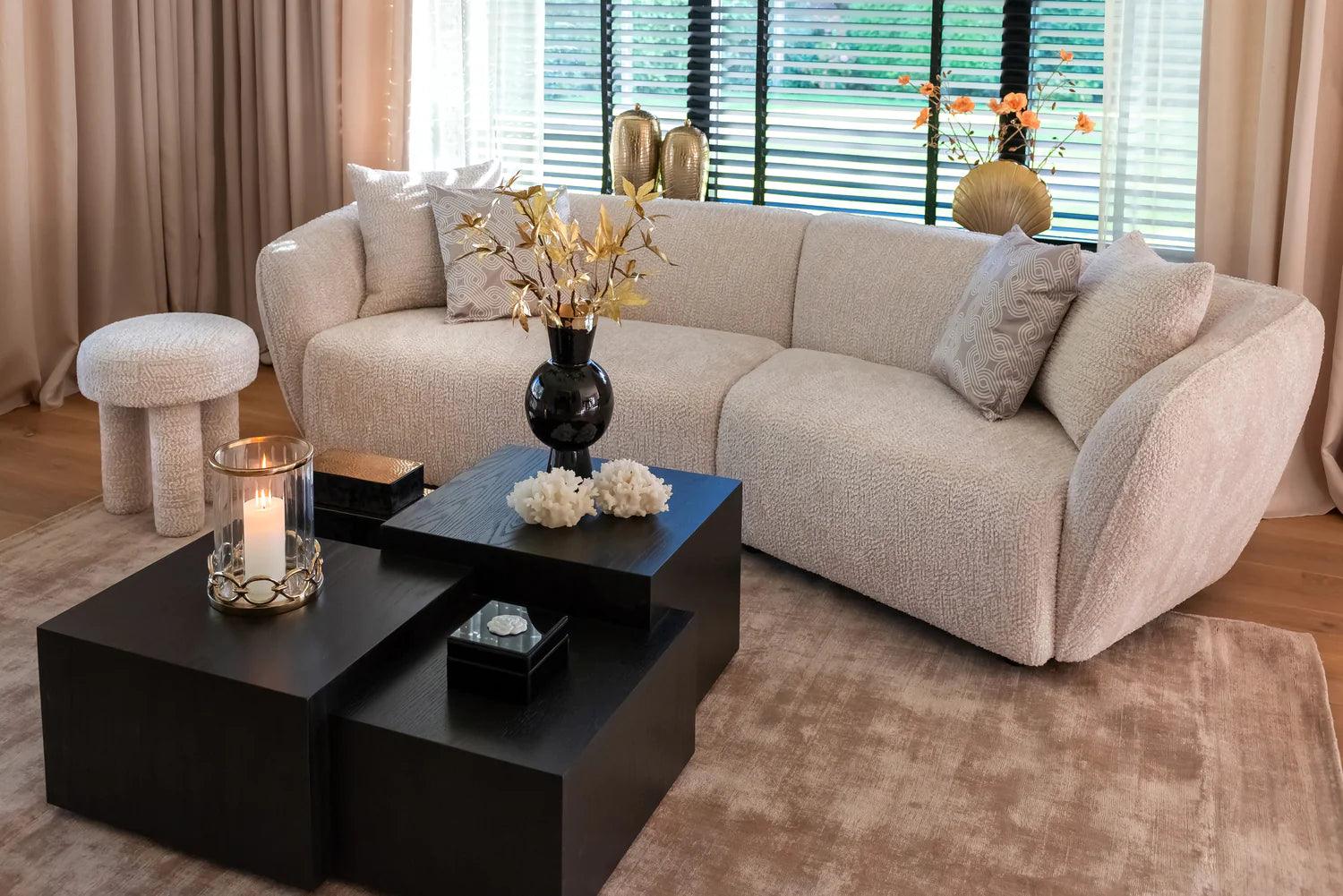 Stolik kawowy LENNOX czarny fornir dębowy Richmond Interiors Eye on Design