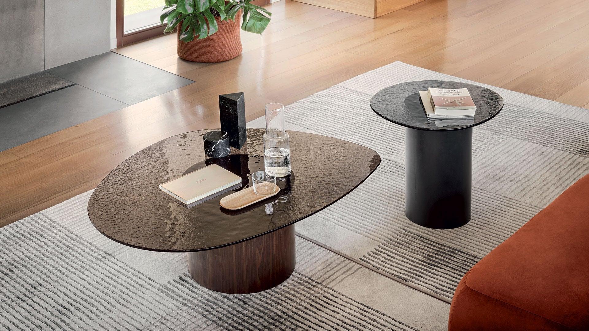 Stolik kawowy MUSHROOM orzechowa podstawa Calligaris Eye on Design