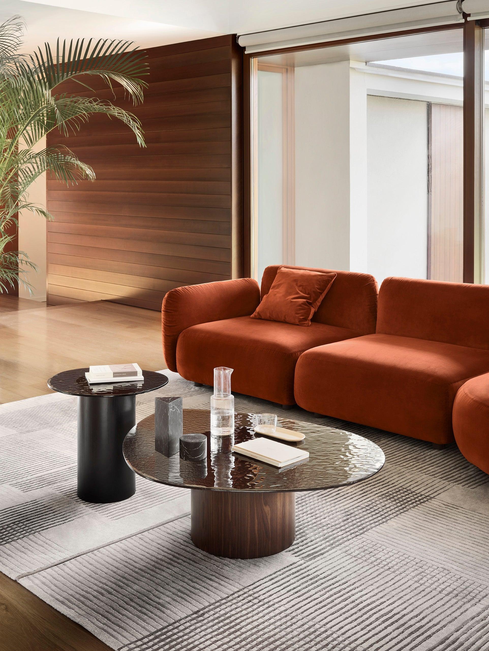 Stolik kawowy MUSHROOM orzechowa podstawa Calligaris Eye on Design