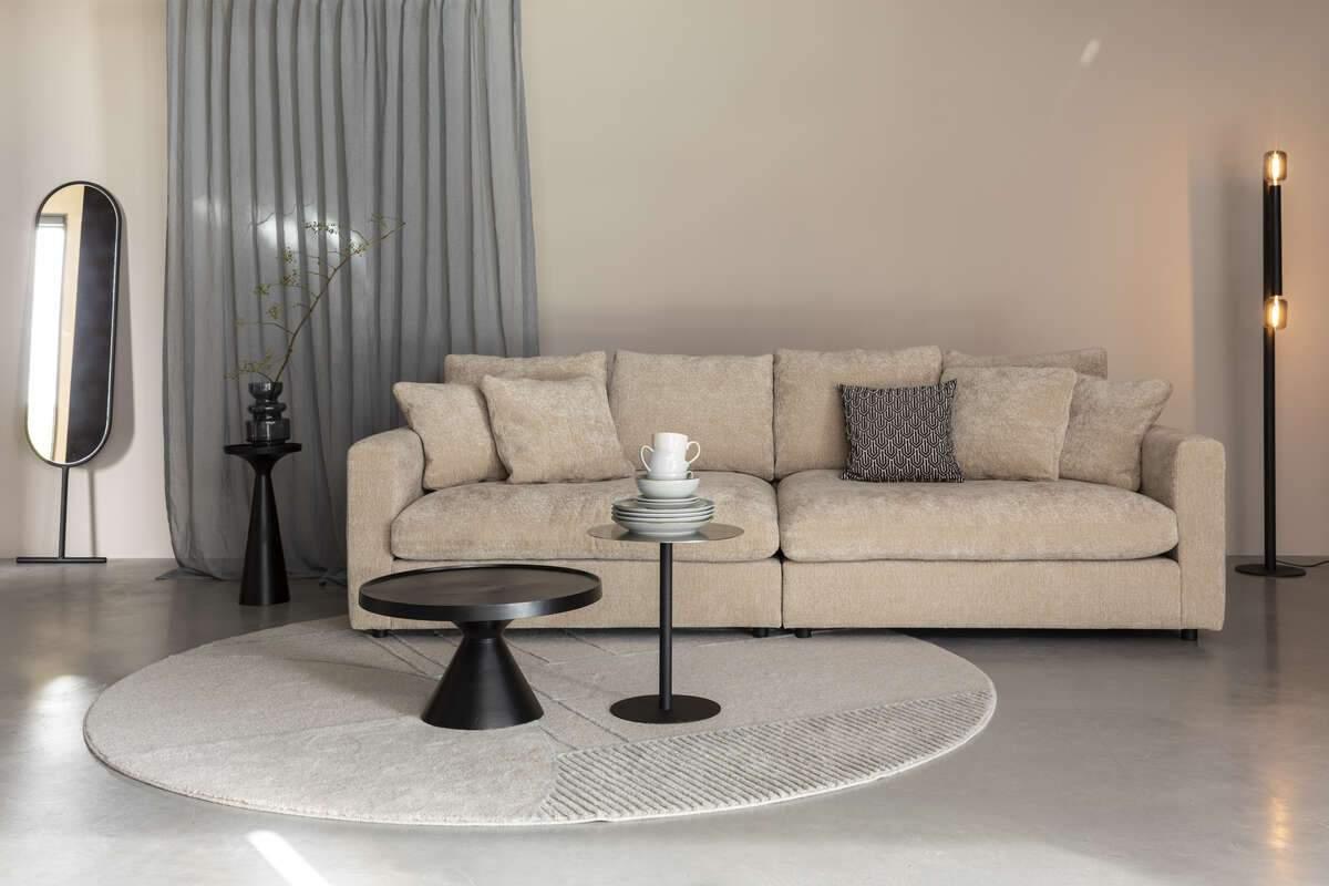 Stolik kawowy niski FLOSS czarny Zuiver Eye on Design