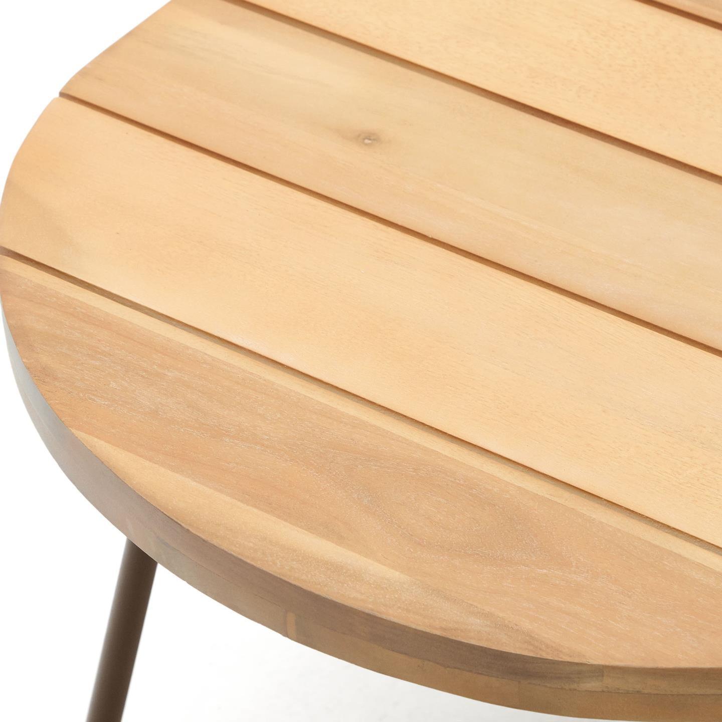 Stolik kawowy ogrodowy SALGUER drewno akacjowe La Forma Eye on Design