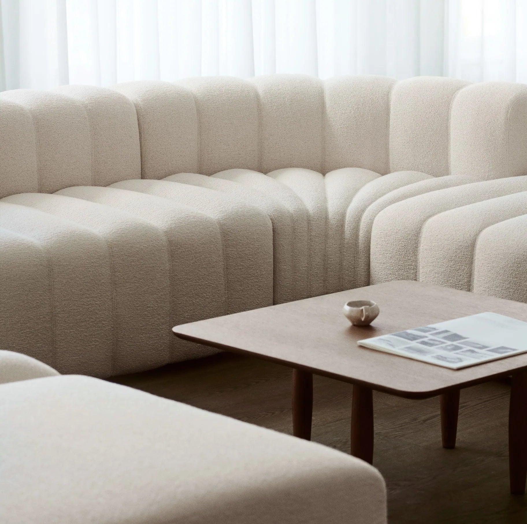 Stolik kawowy OKU ciemnobrązowy dębowy NORR11 Eye on Design