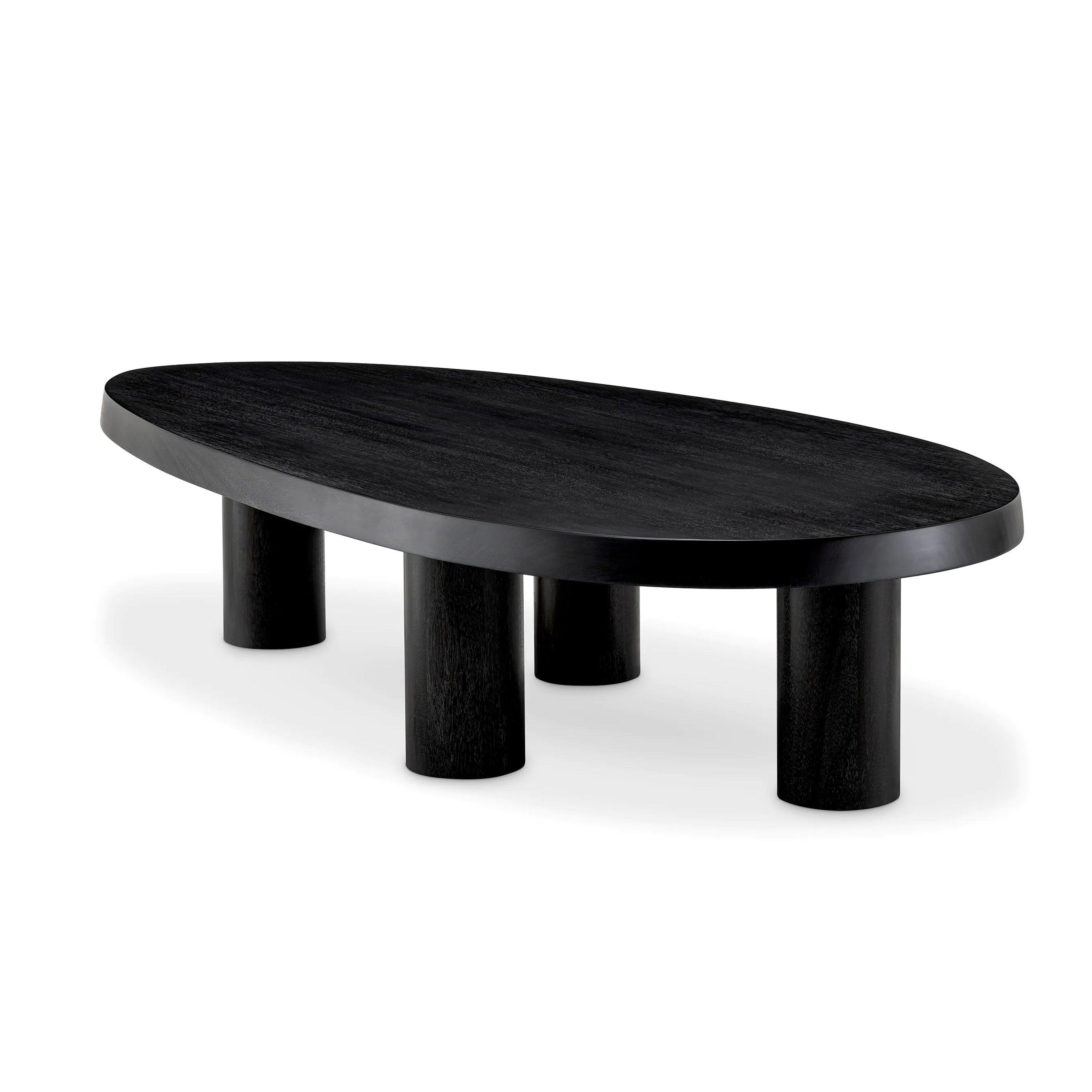 Stolik kawowy PRELUDE czarny mahoń Eichholtz Eye on Design