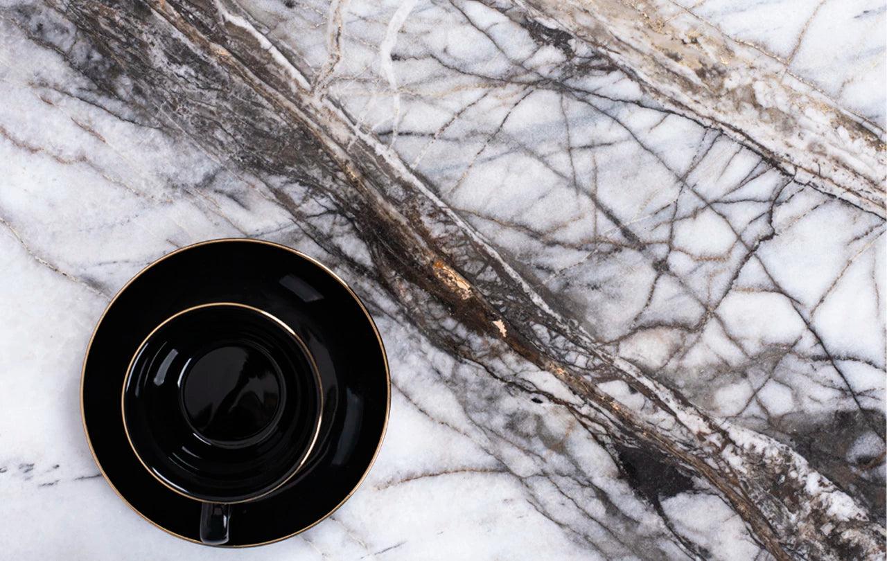 Stolik kawowy RALPH QUEEN marmur Rosanero Eye on Design