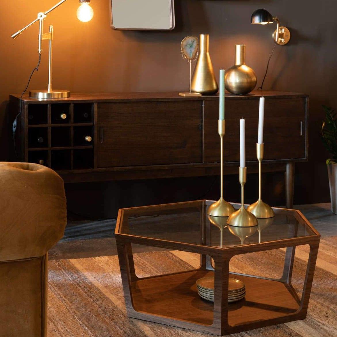 Stolik kawowy SITA orzechowy Dutchbone Eye on Design