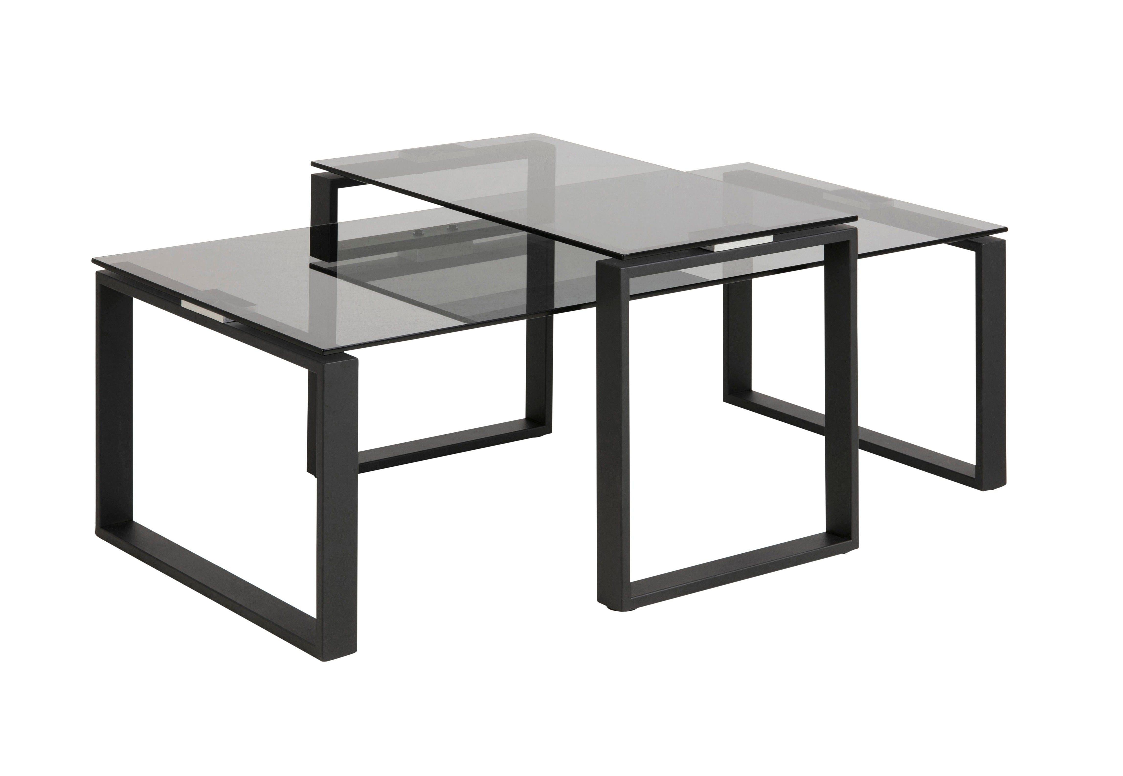 Stolik kawowy szklany SOREN czarny Home Essentials Eye on Design