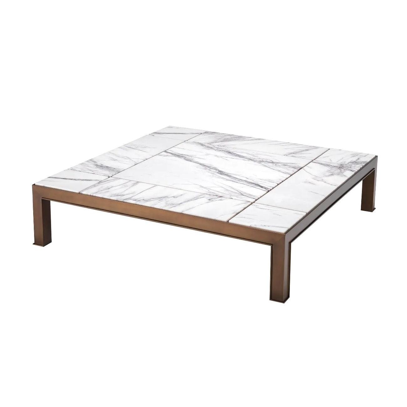 Stolik kawowy TARDIEU marmur bianco Eichholtz Eye on Design