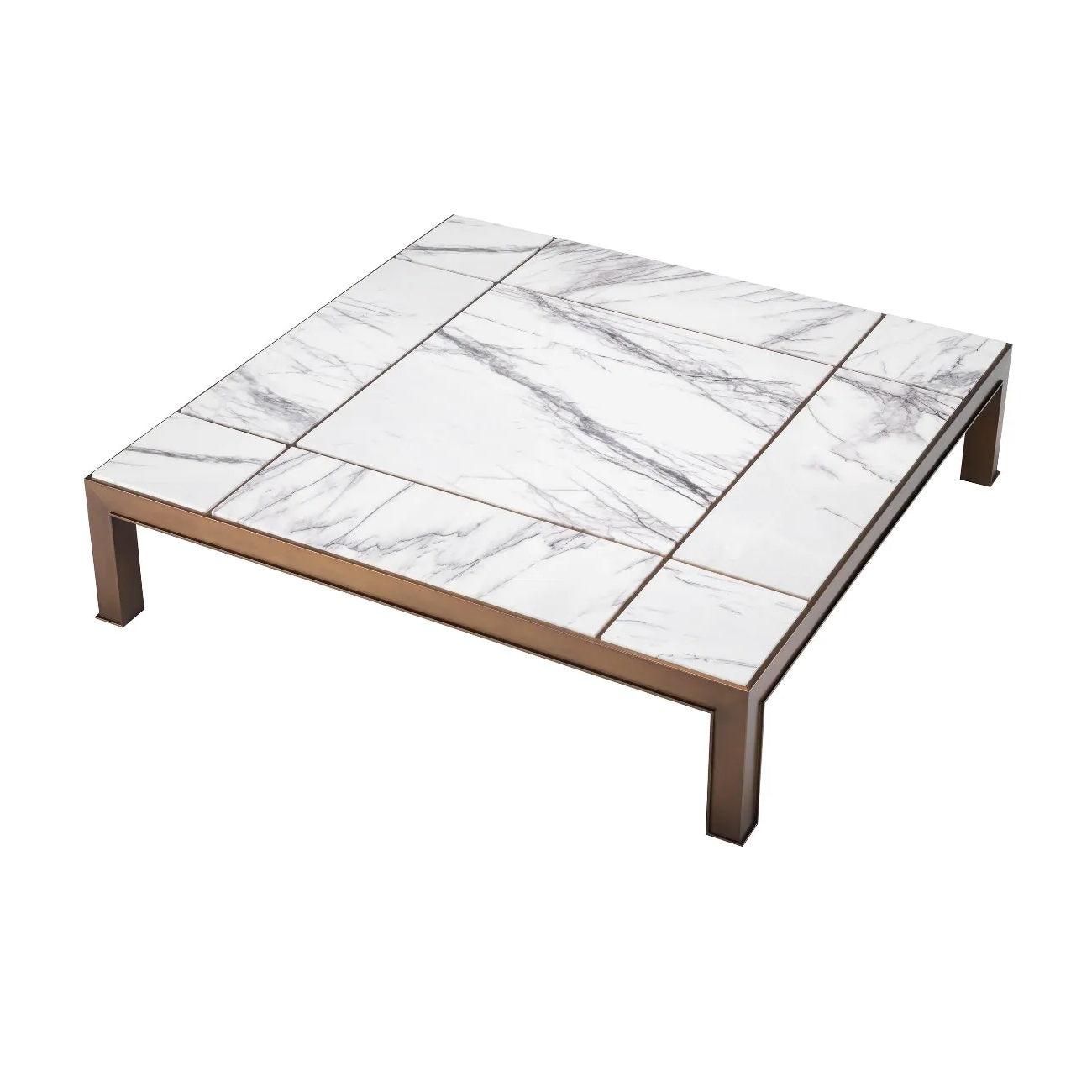 Stolik kawowy TARDIEU marmur bianco Eichholtz Eye on Design