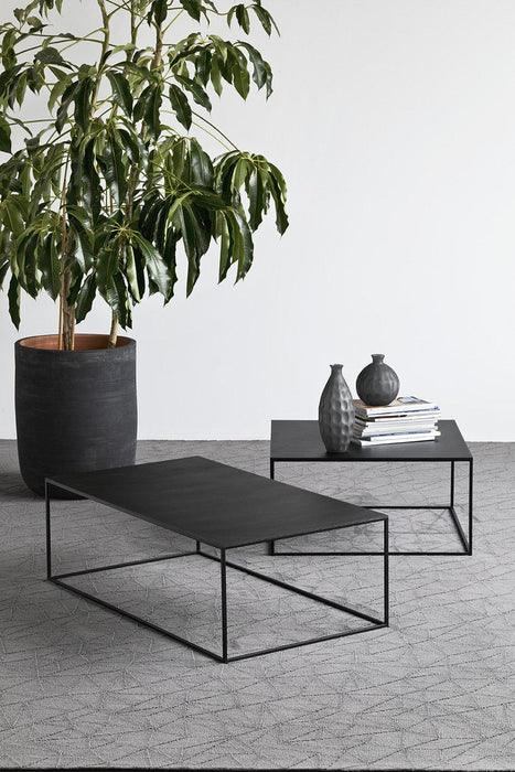 Stolik kawowy THIN czarny – styl industrialny