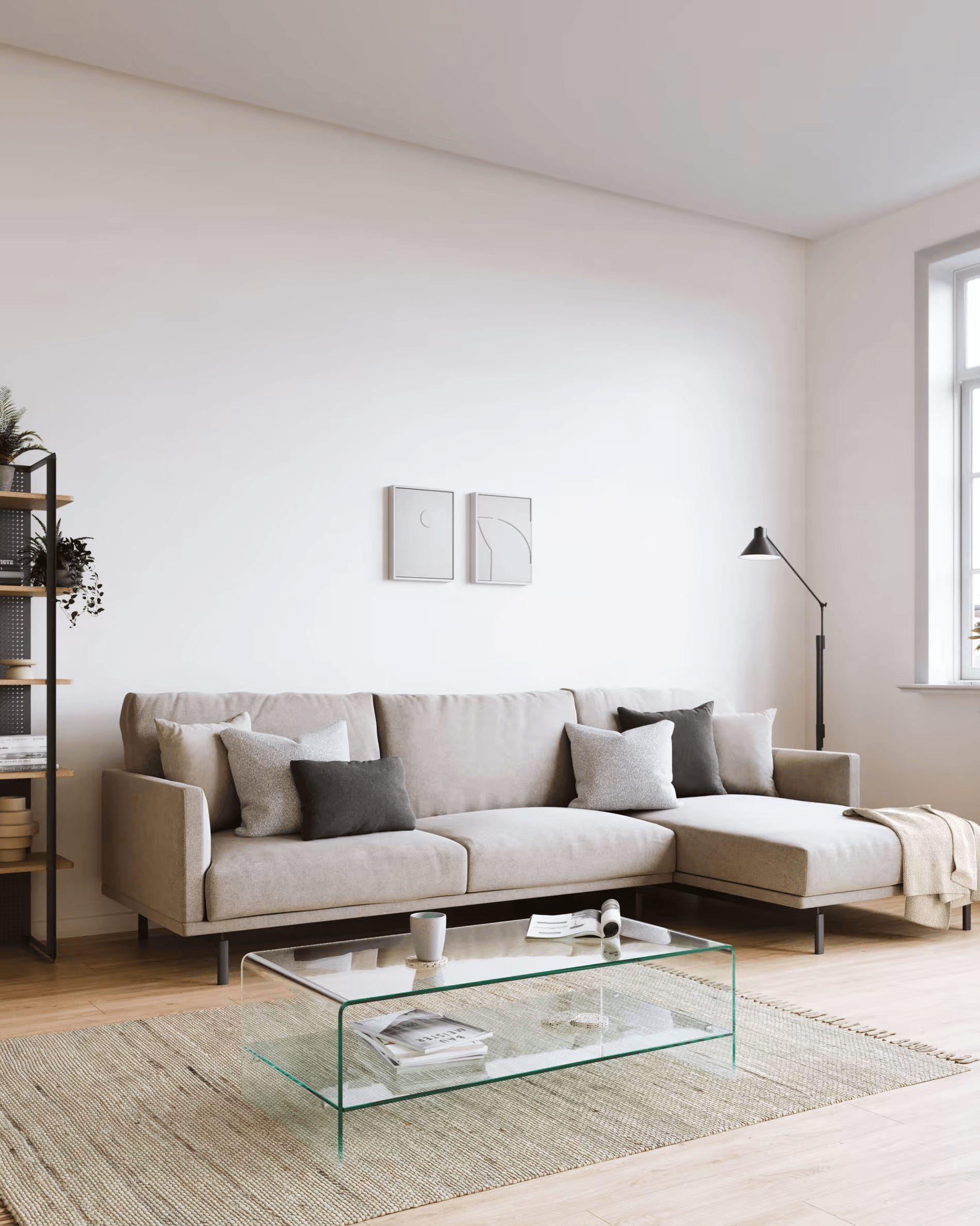 Stolik kawowy z półką BURANO La Forma Eye on Design