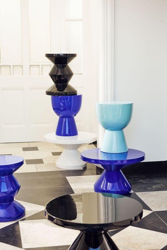 Stolik kawowy ZIG ZAG ciemnoniebieski Pols Potten Eye on Design