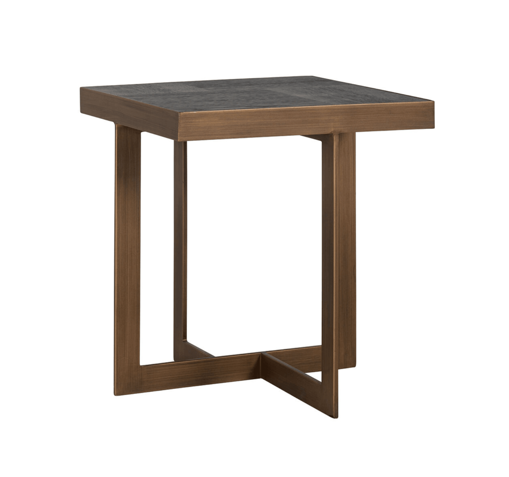 Stolik kwadratowy CAMBON mosiądz Richmond Interiors Eye on Design