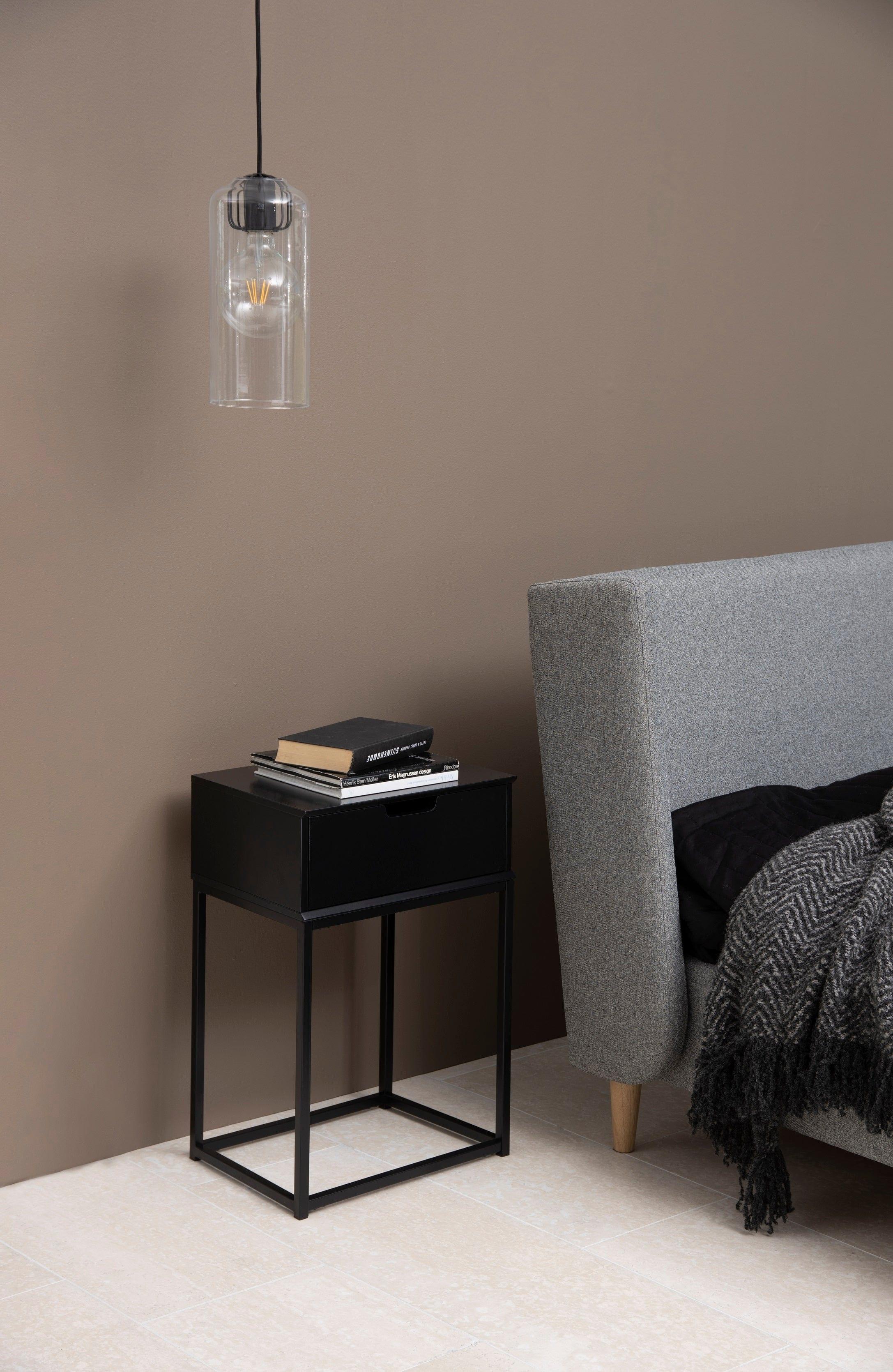 Stolik nocny MITRA czarny Home Essentials Eye on Design