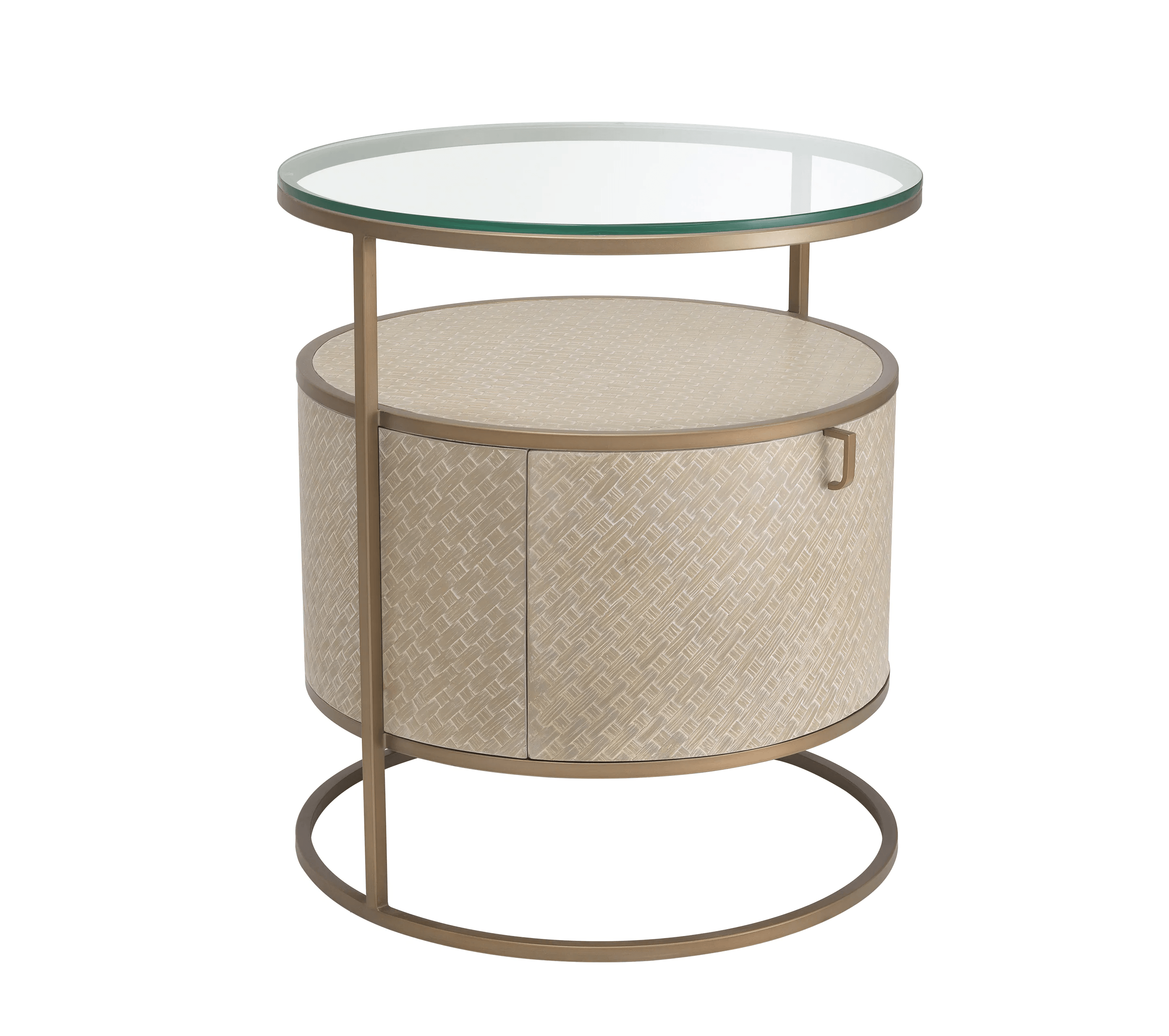 Stolik nocny NAPA VALLEY jasnobrązowy fornir dębowy Eichholtz Eye on Design