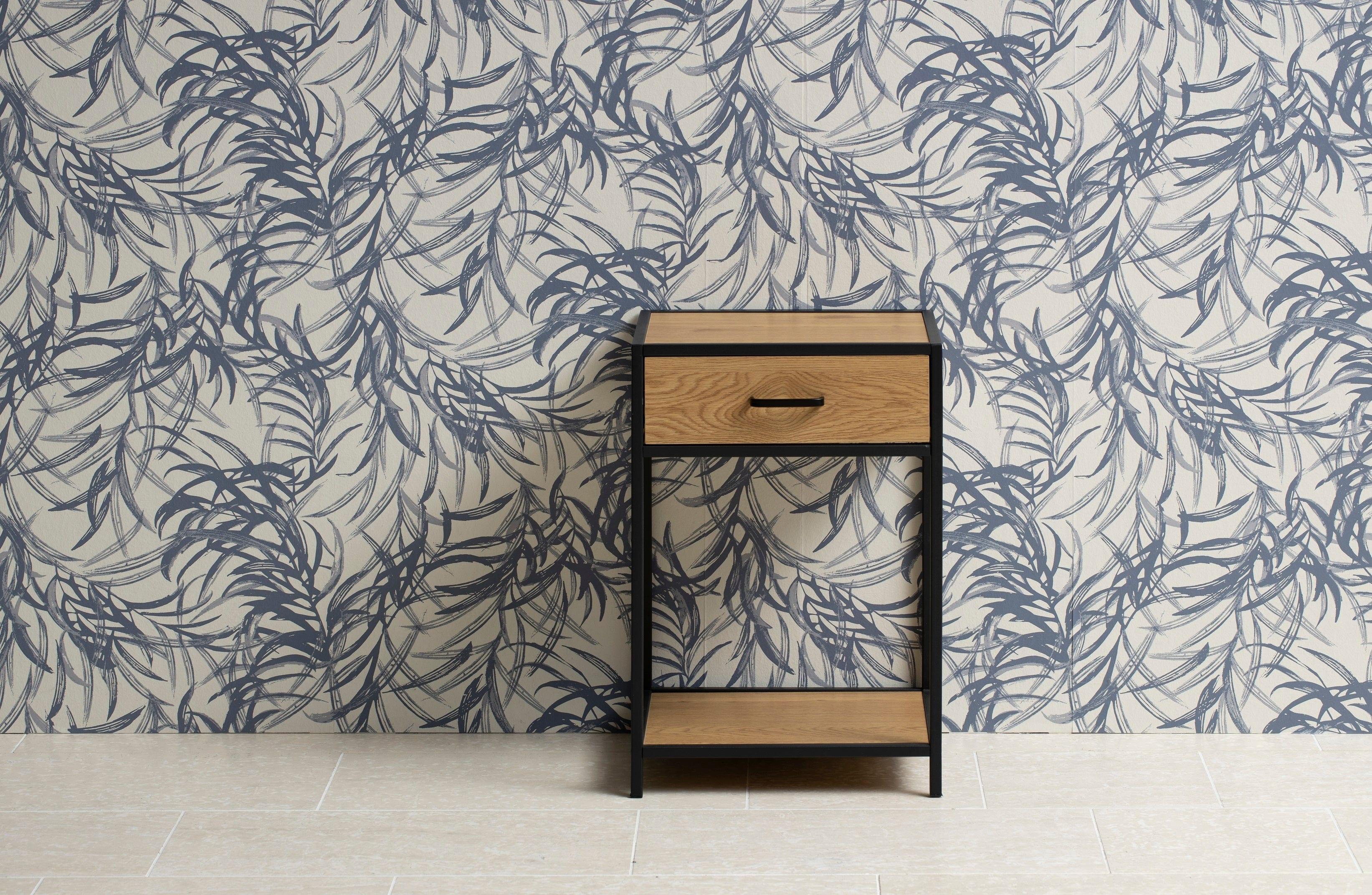 Stolik nocny z szufladą SEAFORD drewniany Actona Eye on Design