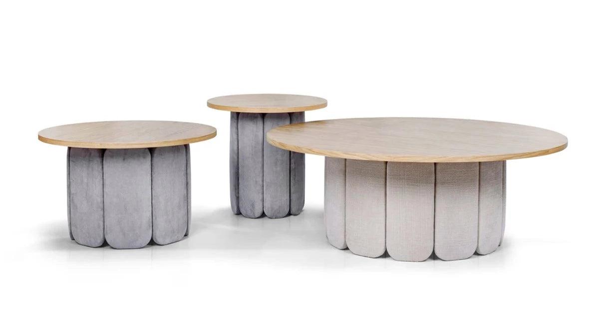 Stolik OZ 2:0 drewniany z tkaniną Rosanero Eye on Design