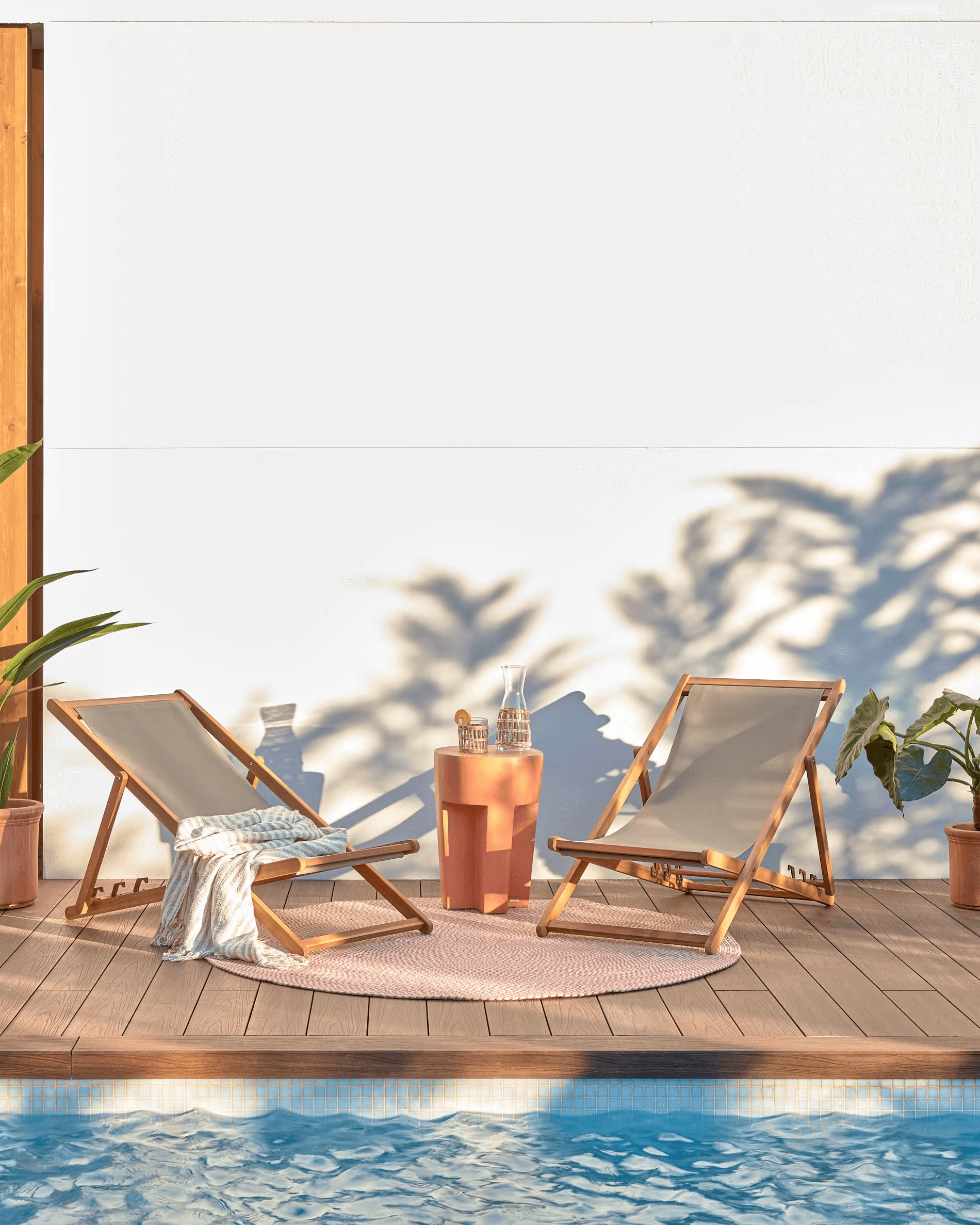 Stolik pomocniczy ogrodowy VILENA terakota La Forma Eye on Design