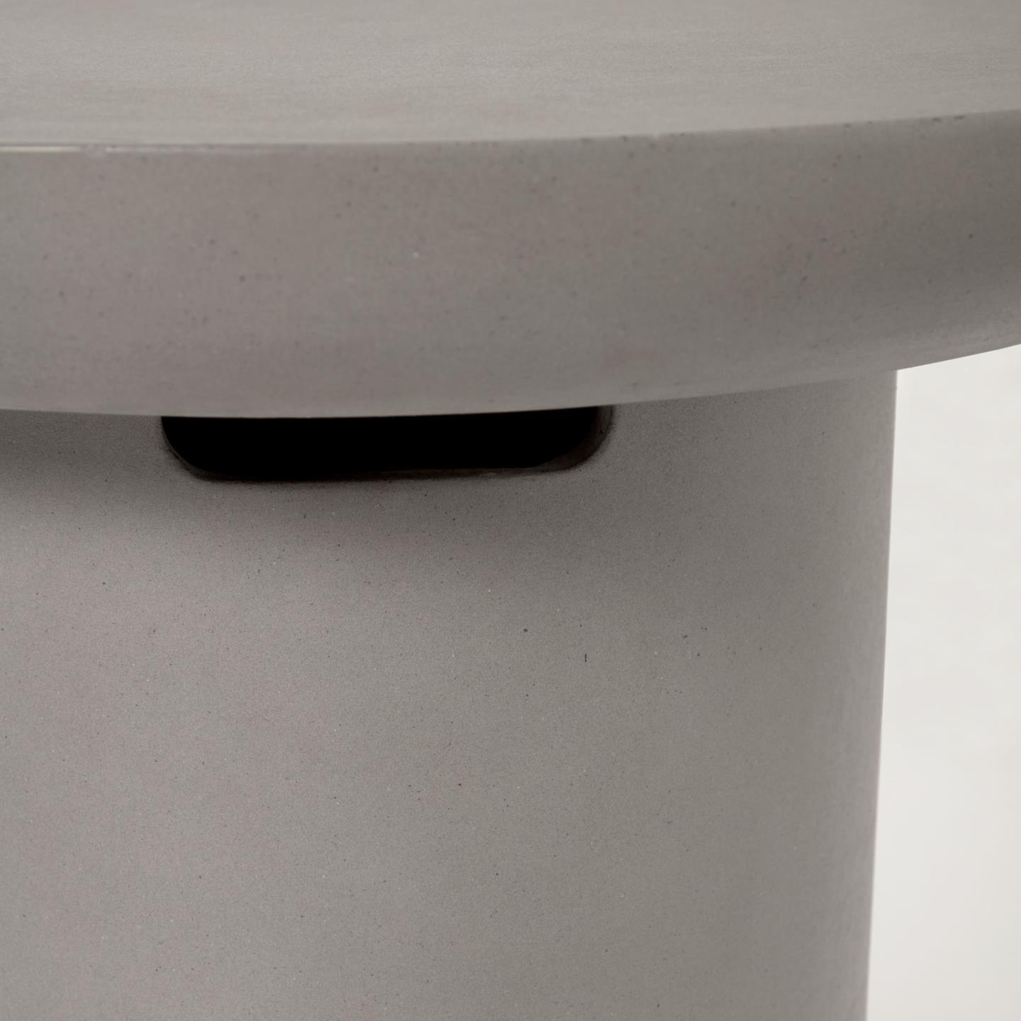 Stolik pomocniczy ogrodowy z cementu TAIMI szary La Forma Eye on Design