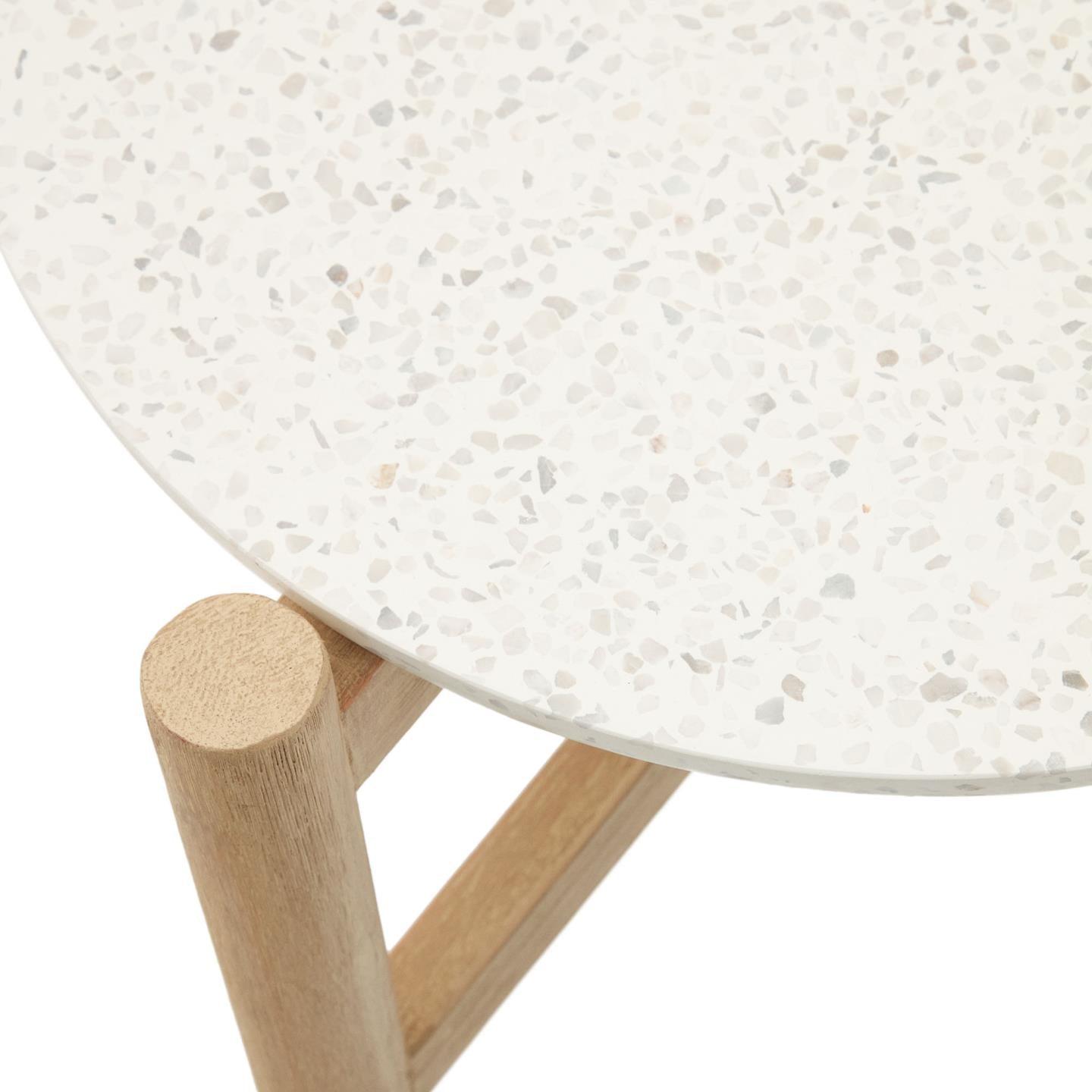 Stolik pomocniczy POLA lite drewno eukaliptusowe La Forma Eye on Design