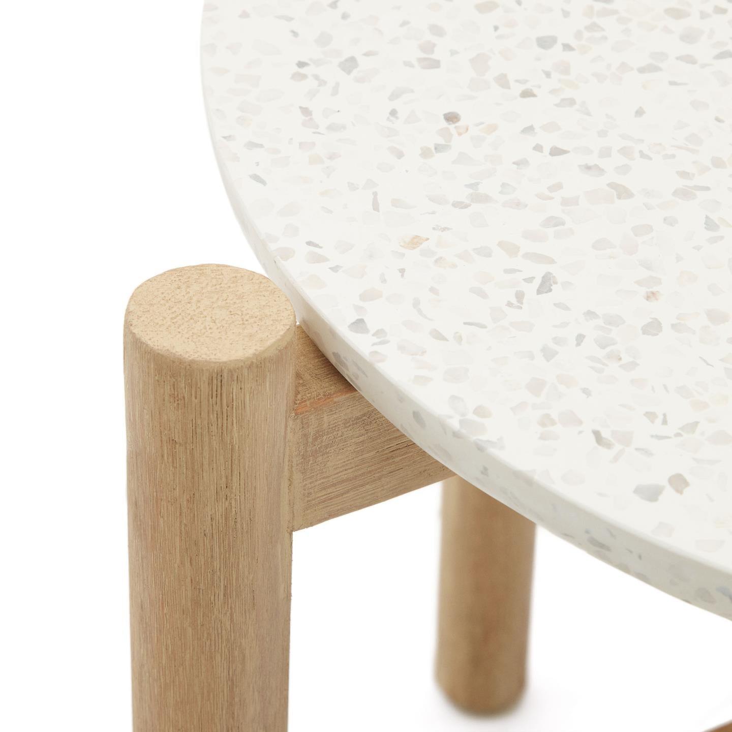 Stolik pomocniczy POLA lite drewno eukaliptusowe La Forma Eye on Design