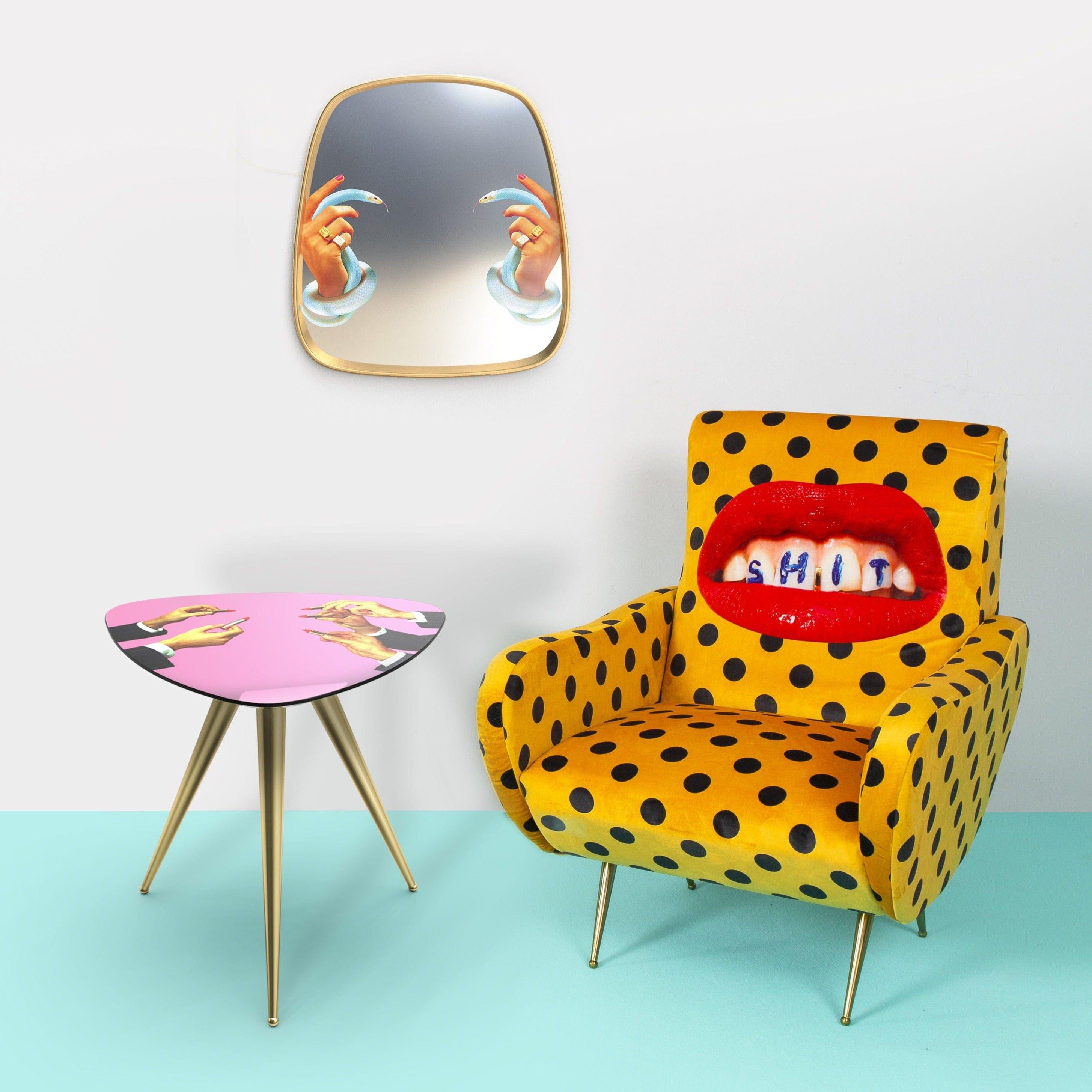 Stolik REVOLVER czerwony Seletti Eye on Design