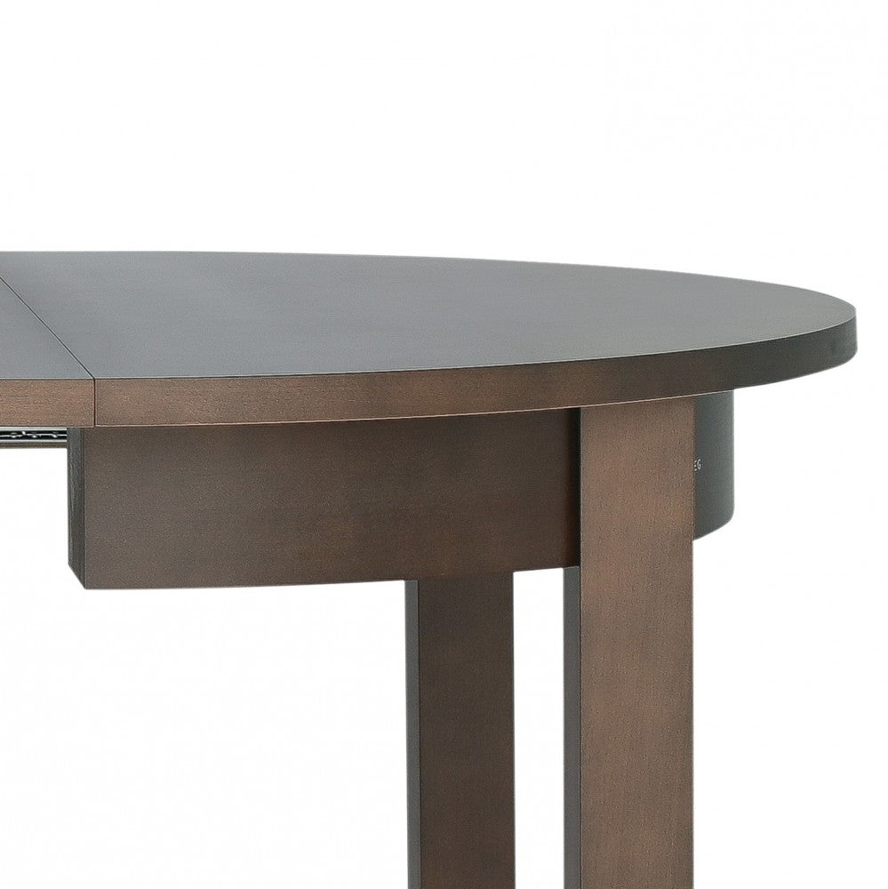 Uitschuifbare ronde tafel ELLIPSE van hout