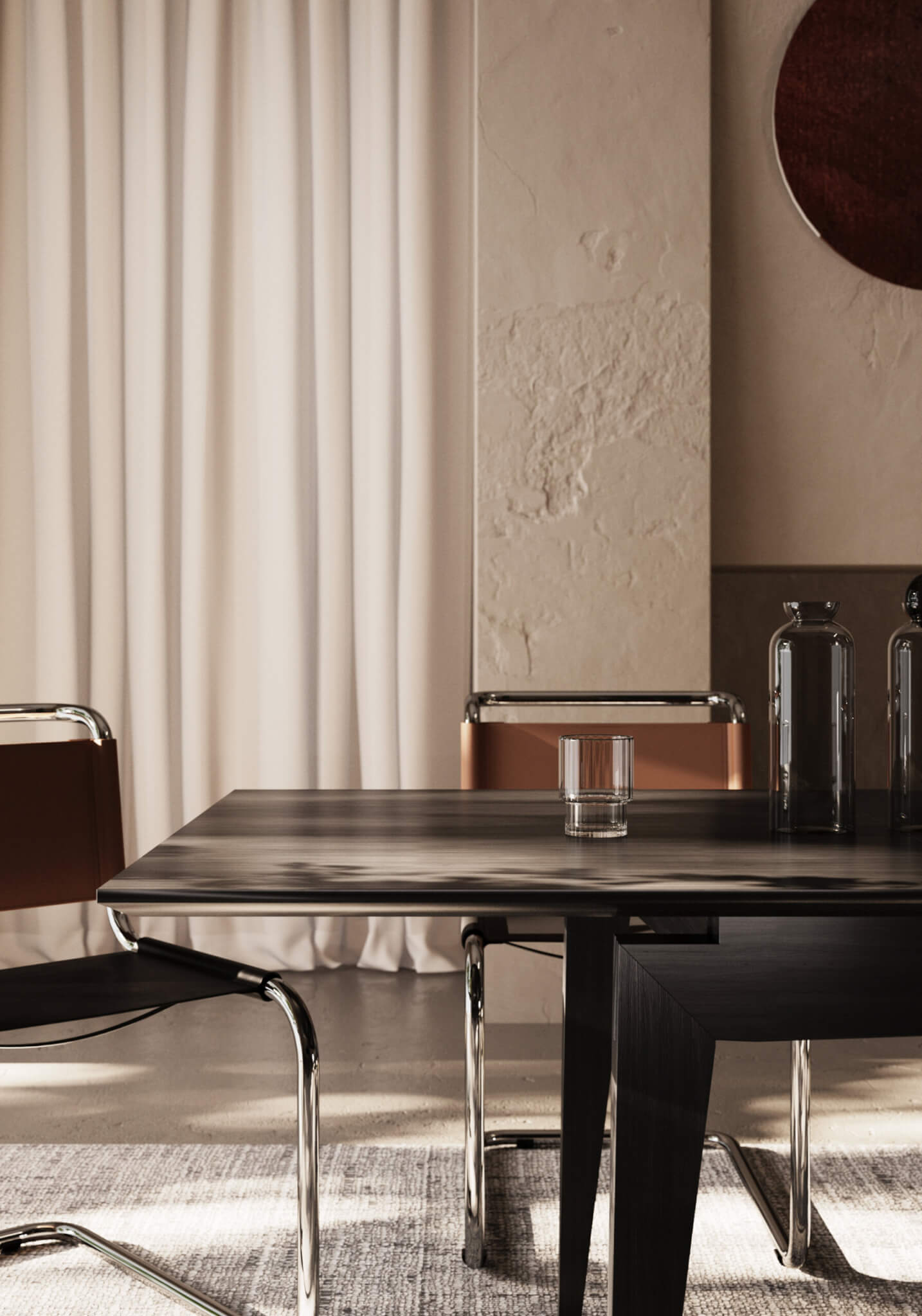 Tisch WIDEN schwarzer Eiche