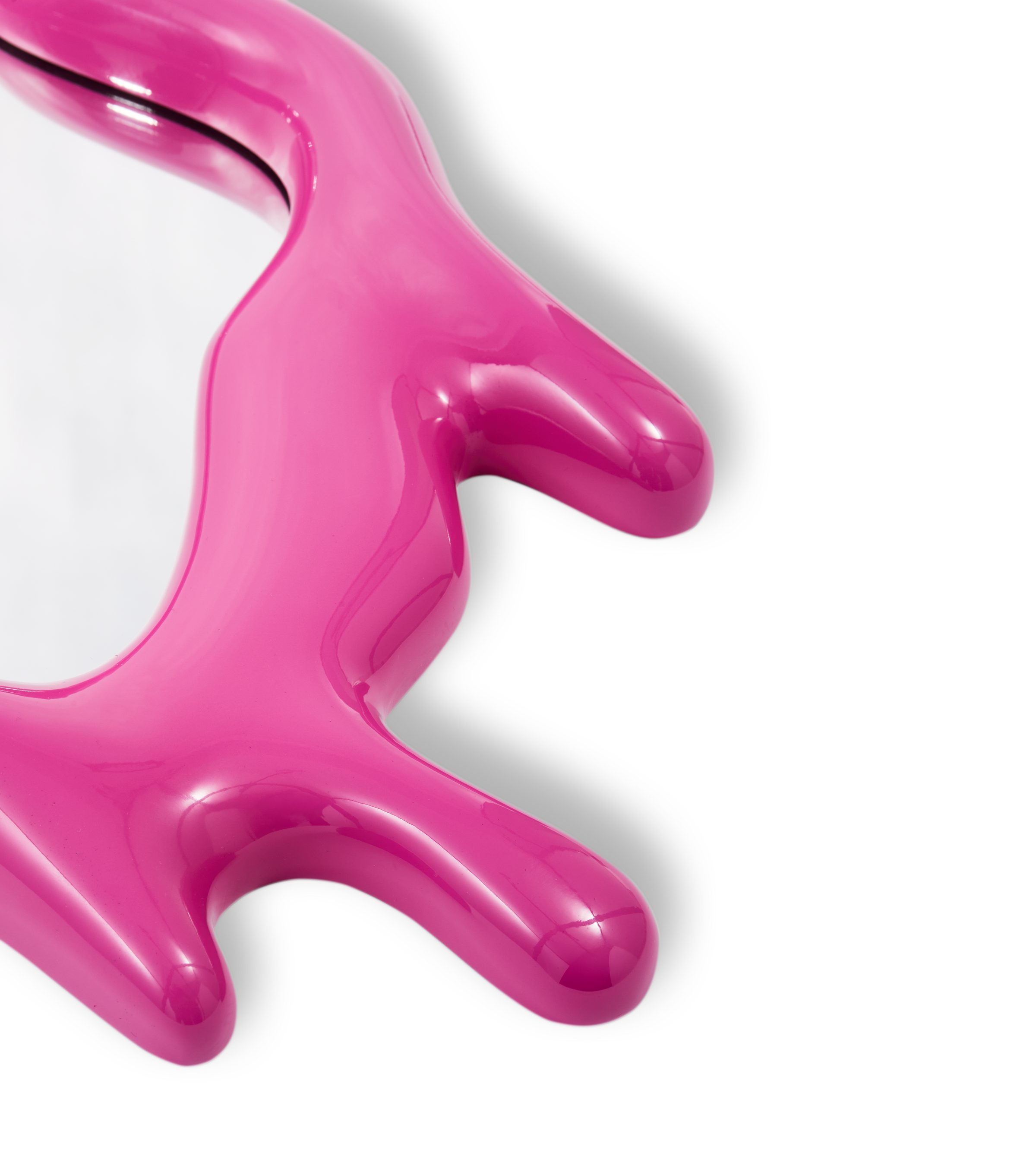 MELTING OVAL rosa Spiegel