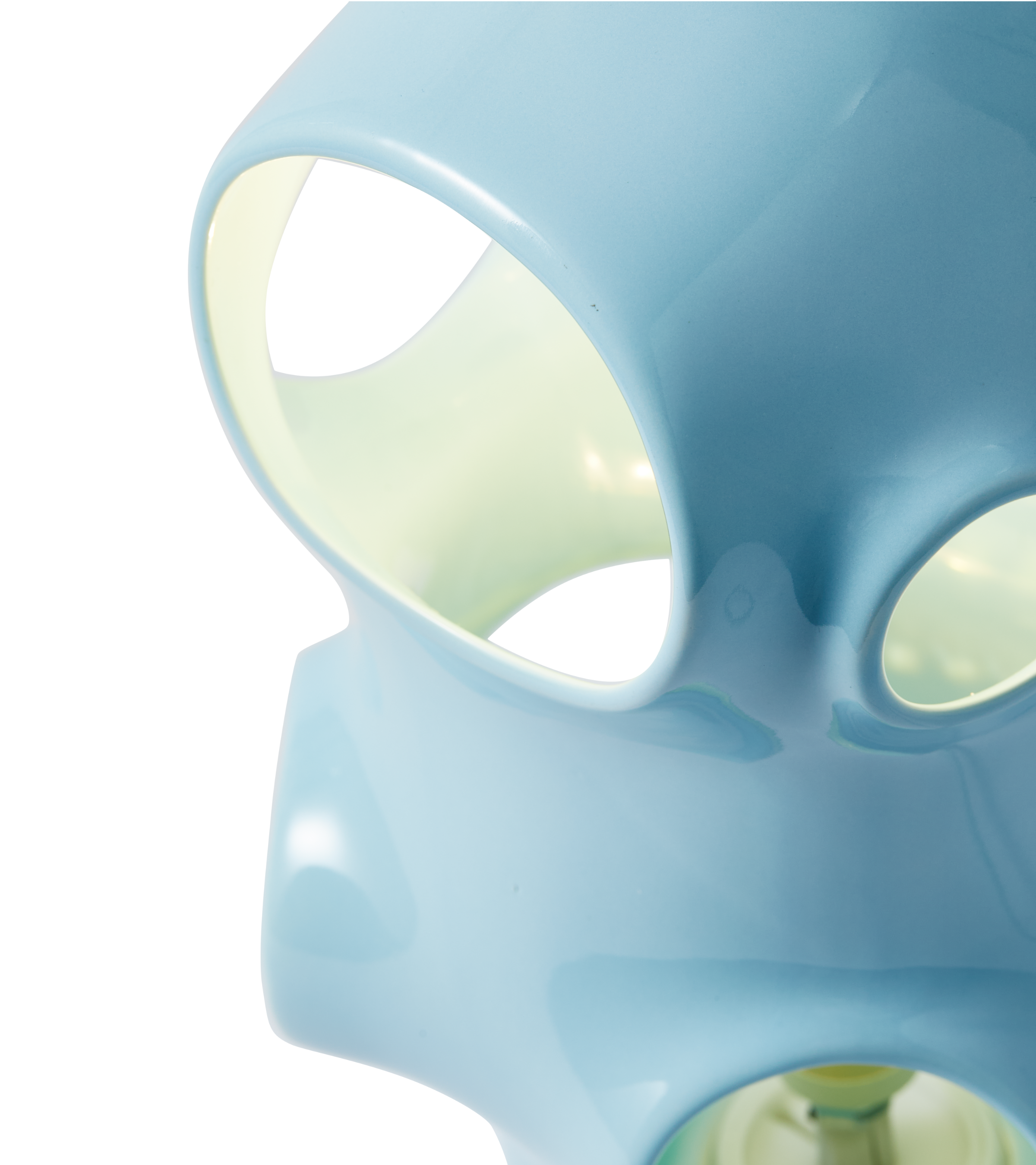 Tafellamp BULLE lichtblauw