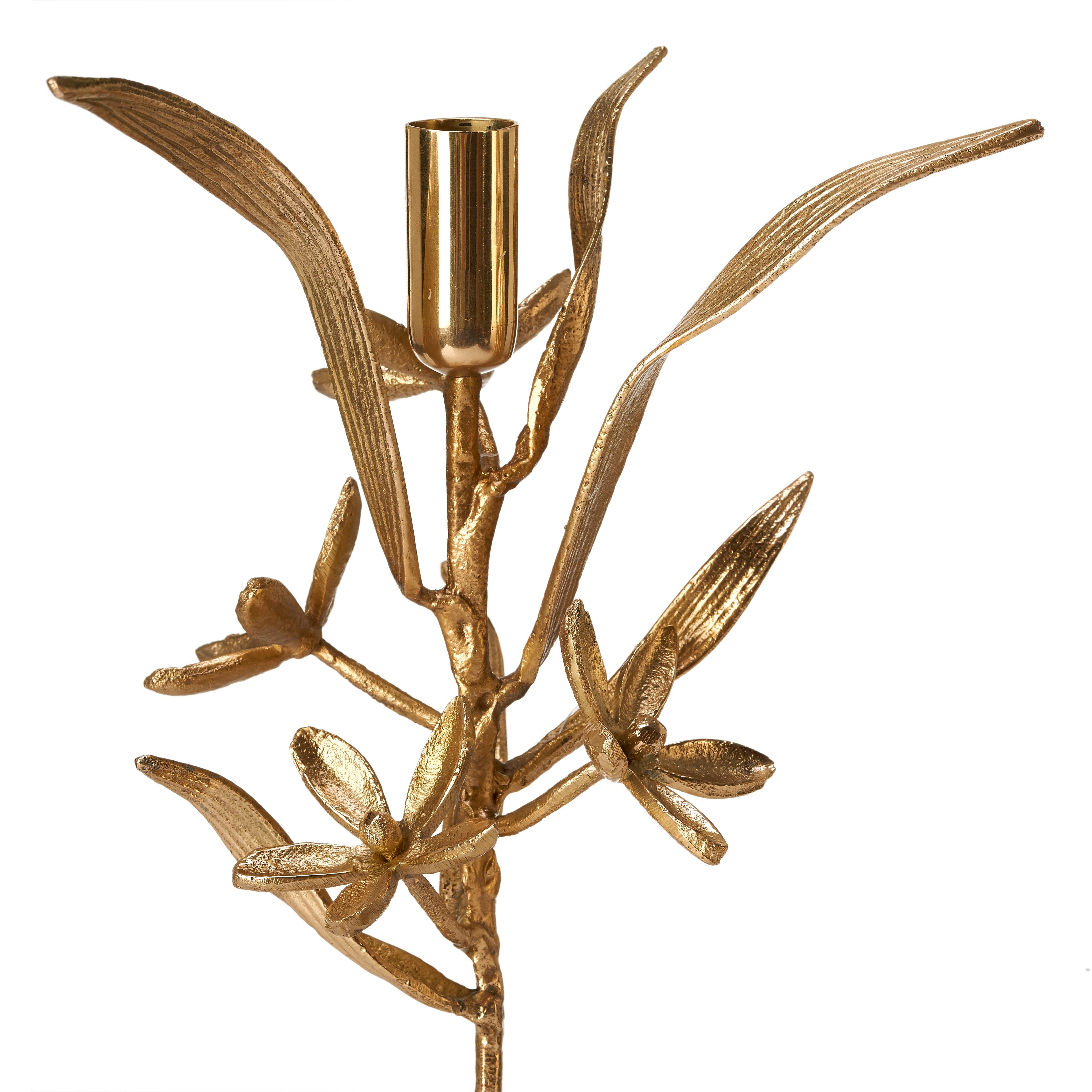 Świecznik BERGAMOT złoty Pols Potten Eye on Design