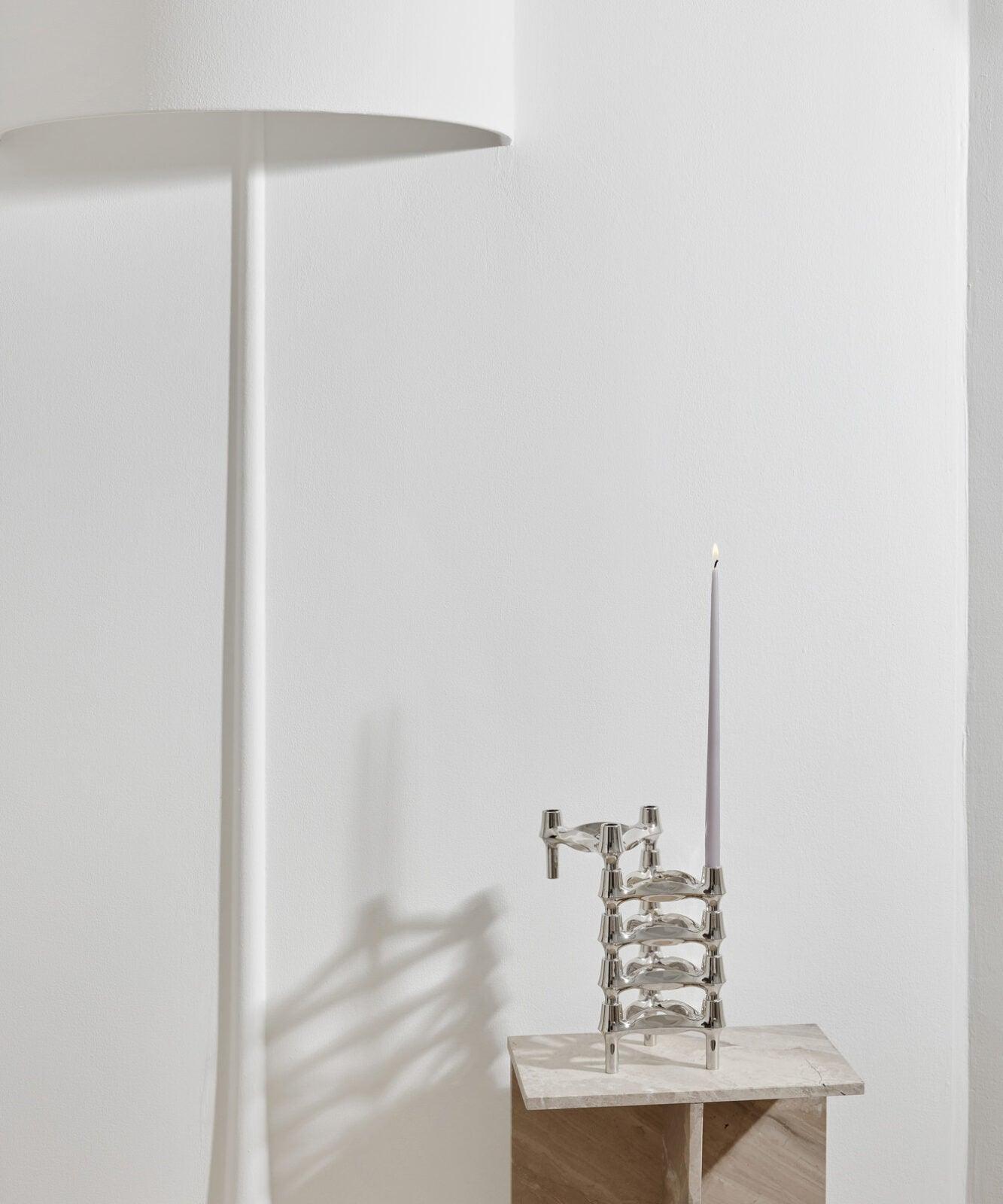 Świecznik BMF chrom Stoff Nagel Eye on Design