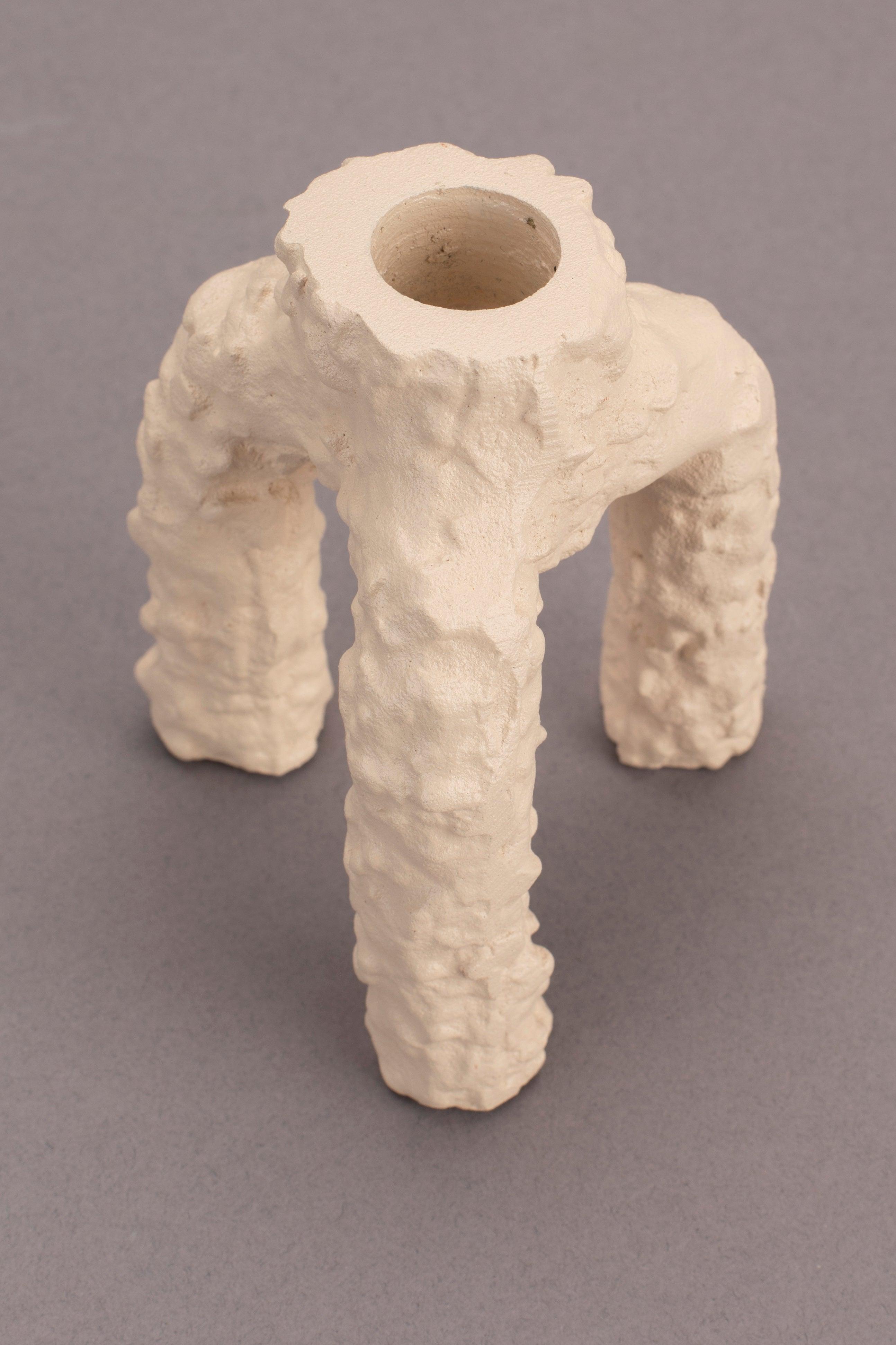 Cruz Candle Holder S Beige Dutchbone Eye on Design