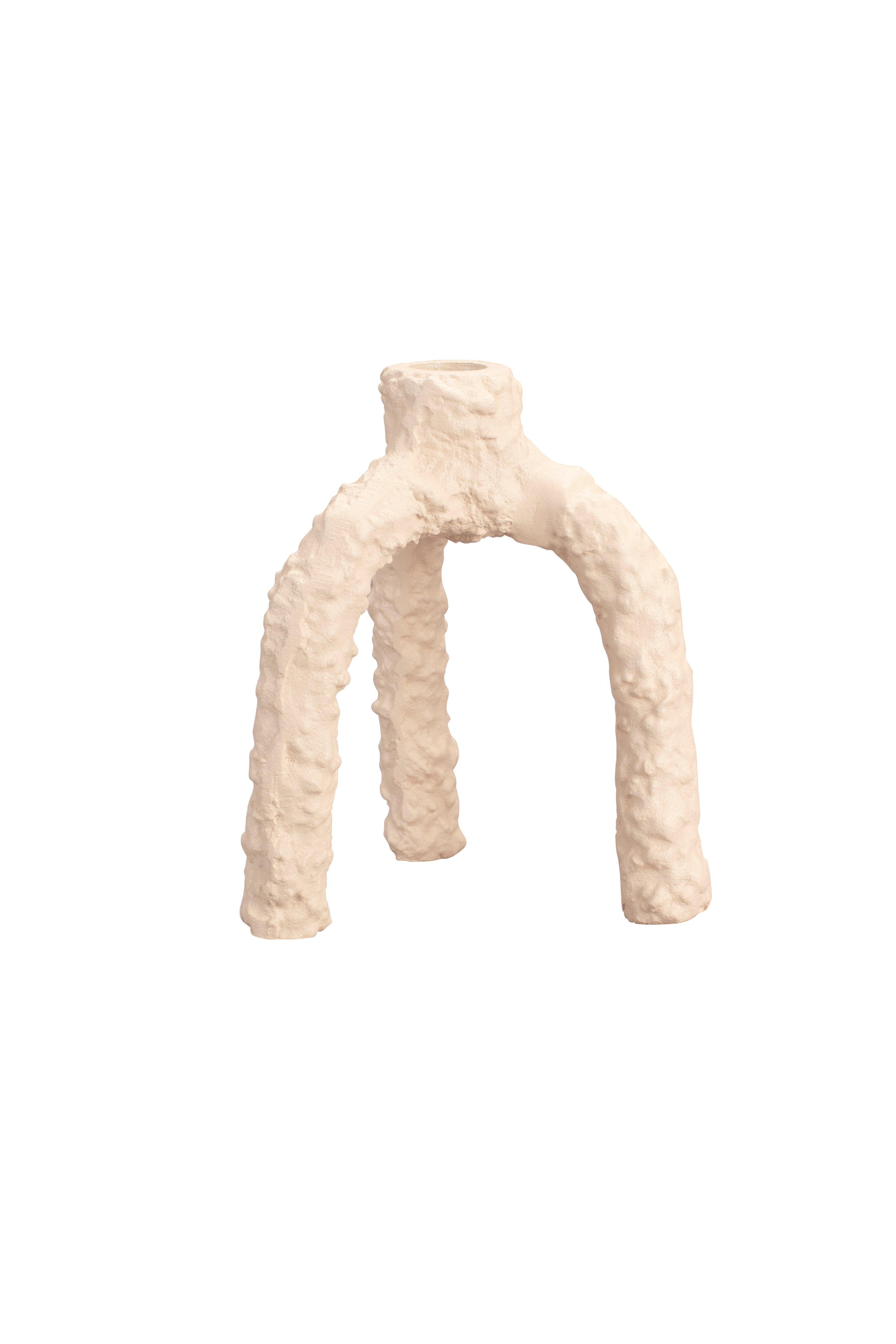 Cruz Candle Holder L Beige Dutchbone Eye on Design