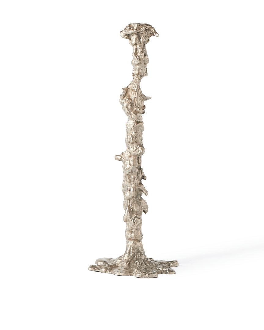 Świecznik DRIP srebrny Pols Potten Eye on Design