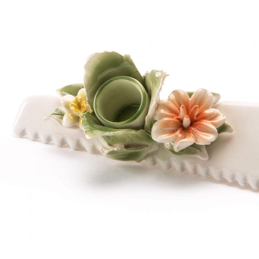 Świecznik FLOWER ATTITUDE THE SAW porcelanowy Seletti Eye on Design