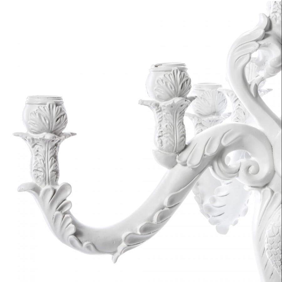 Świecznik GIANT BURLESQUE SKULL biały Seletti Eye on Design