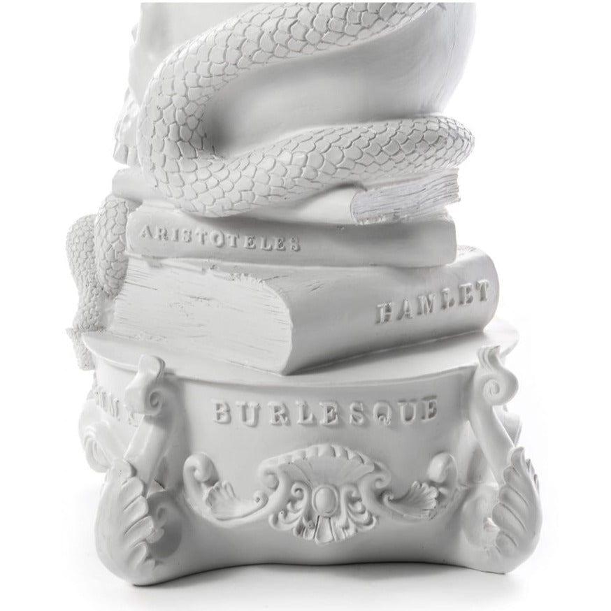 Świecznik GIANT BURLESQUE SKULL biały Seletti Eye on Design