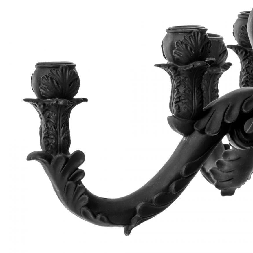 Świecznik GIANT BURLESQUE SKULL czarny Seletti Eye on Design