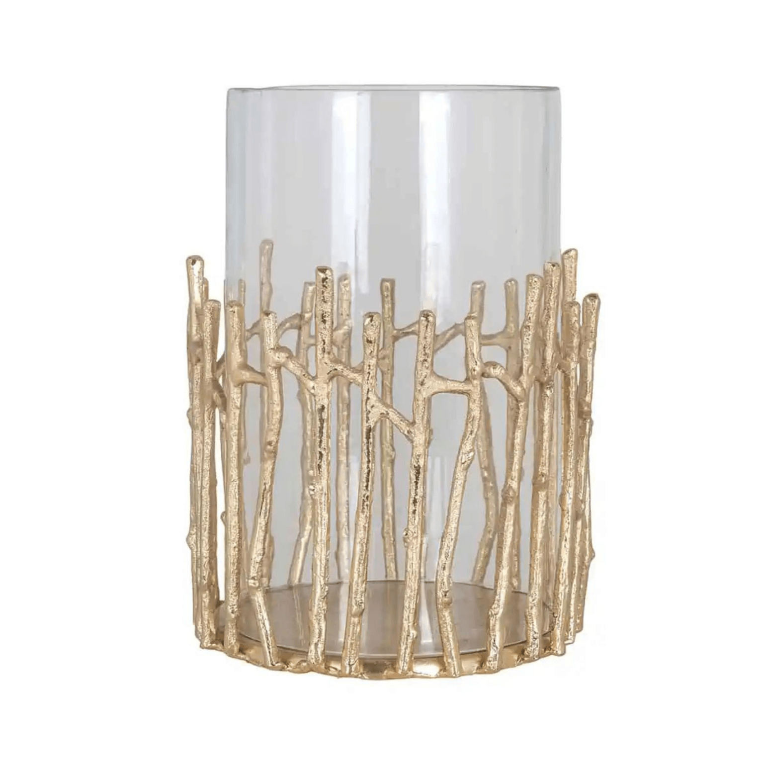 Świecznik LORETTA złoty Richmond Interiors 31.5 x 22 cm Eye on Design